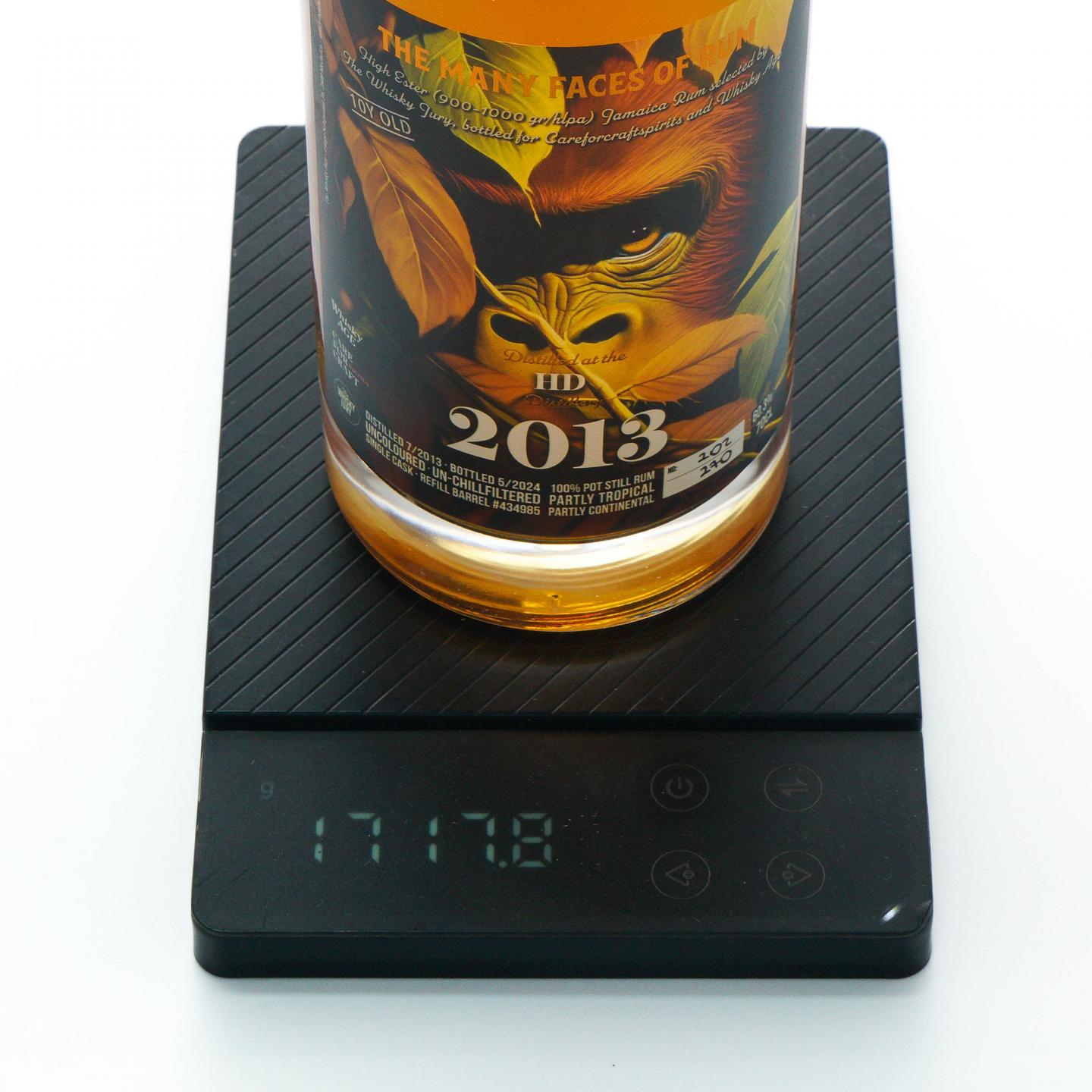 HD 10年 2013-2024 牙买加朗姆酒 TWJ