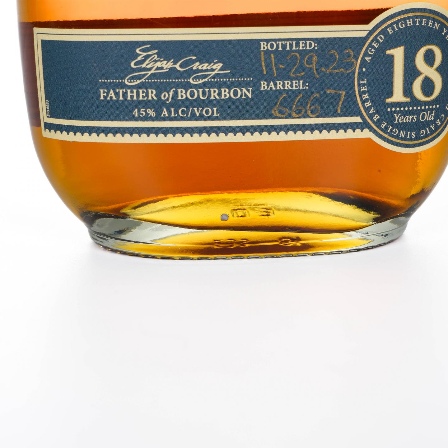 Elijah Craig 18年 2023 美国波本威士忌 750ml