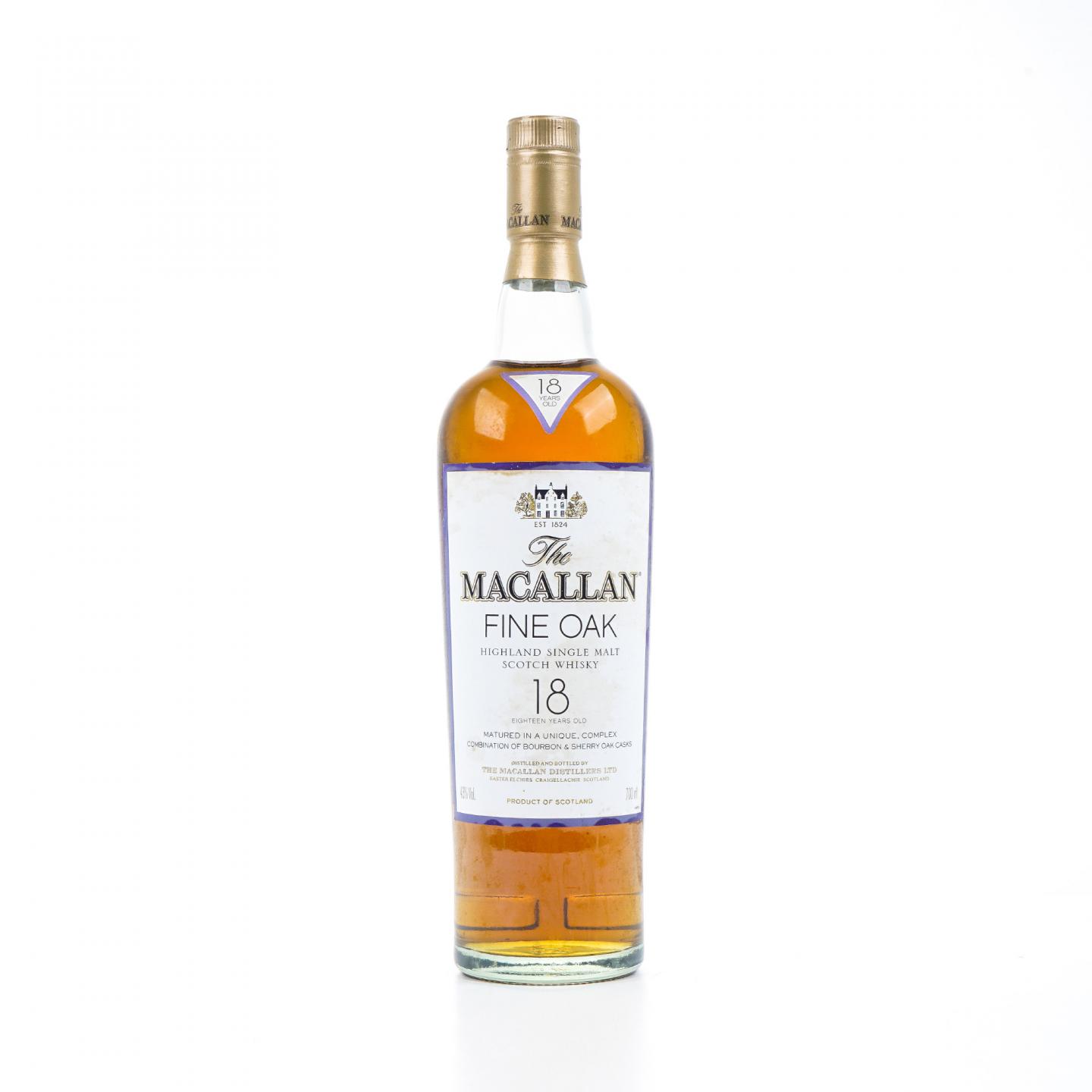 Macallan 麦卡伦 18年 Fine Oak