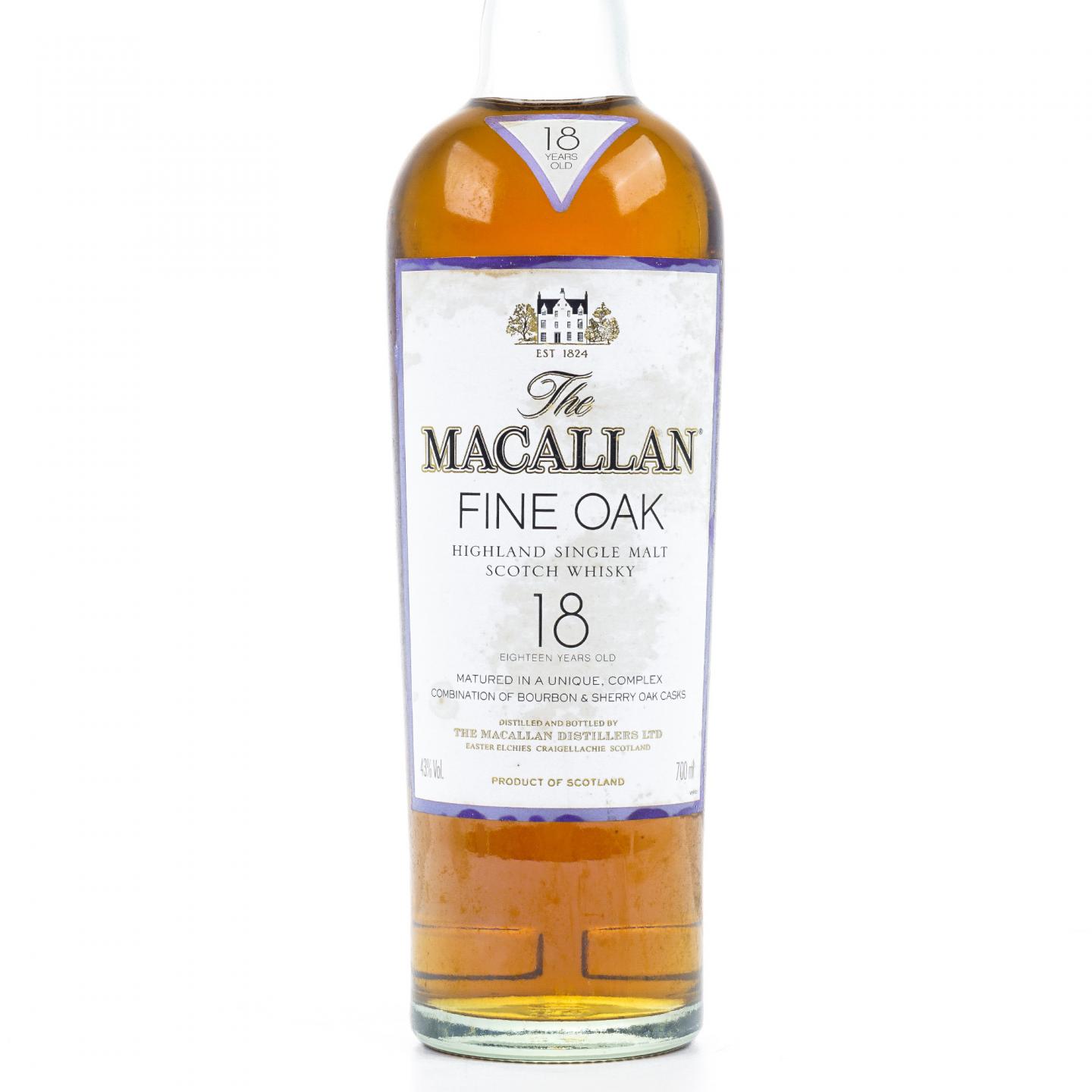Macallan 麦卡伦 18年 Fine Oak