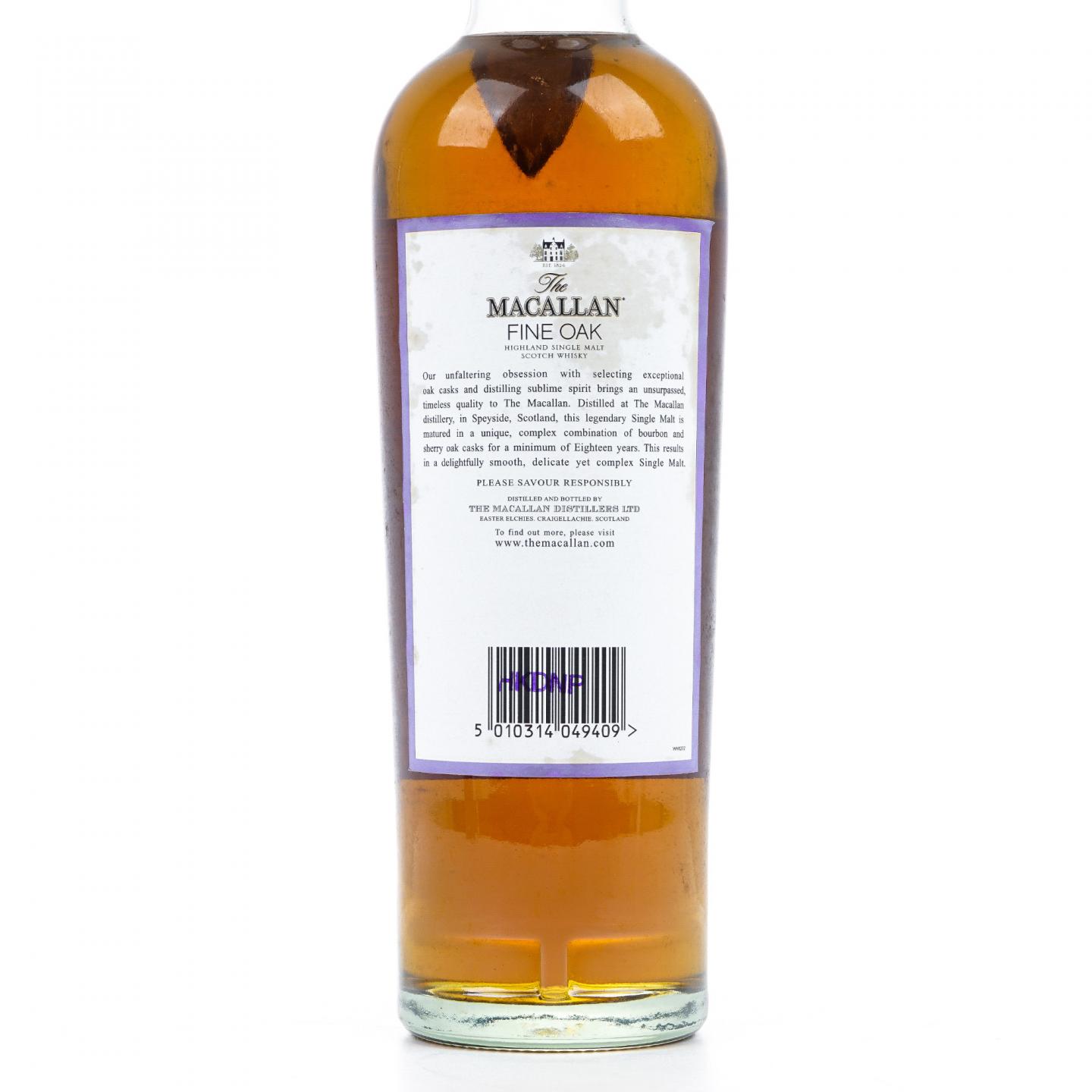 Macallan 麦卡伦 18年 Fine Oak