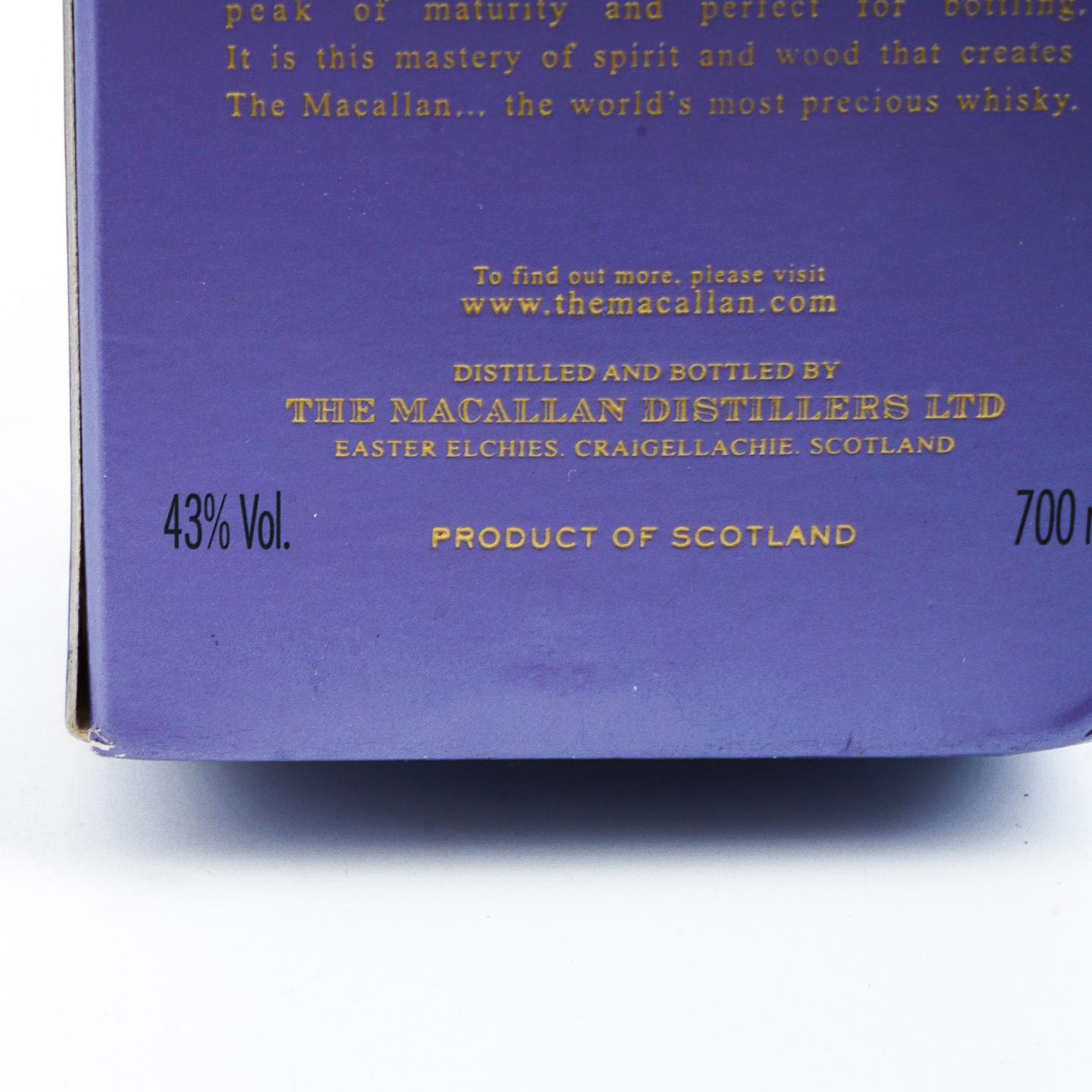 Macallan 麦卡伦 18年 Fine Oak