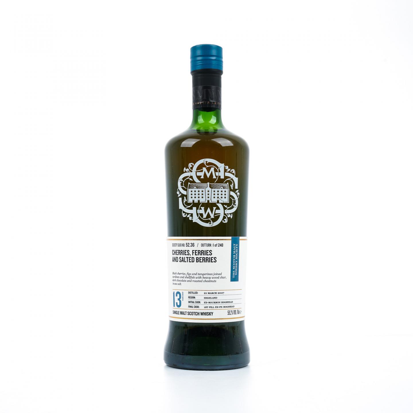 SMWS 52.36 老富特尼 13年 2007