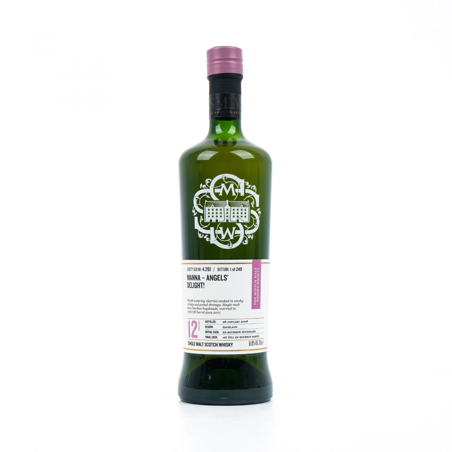 SMWS 4.261 高原骑士 12年 2008