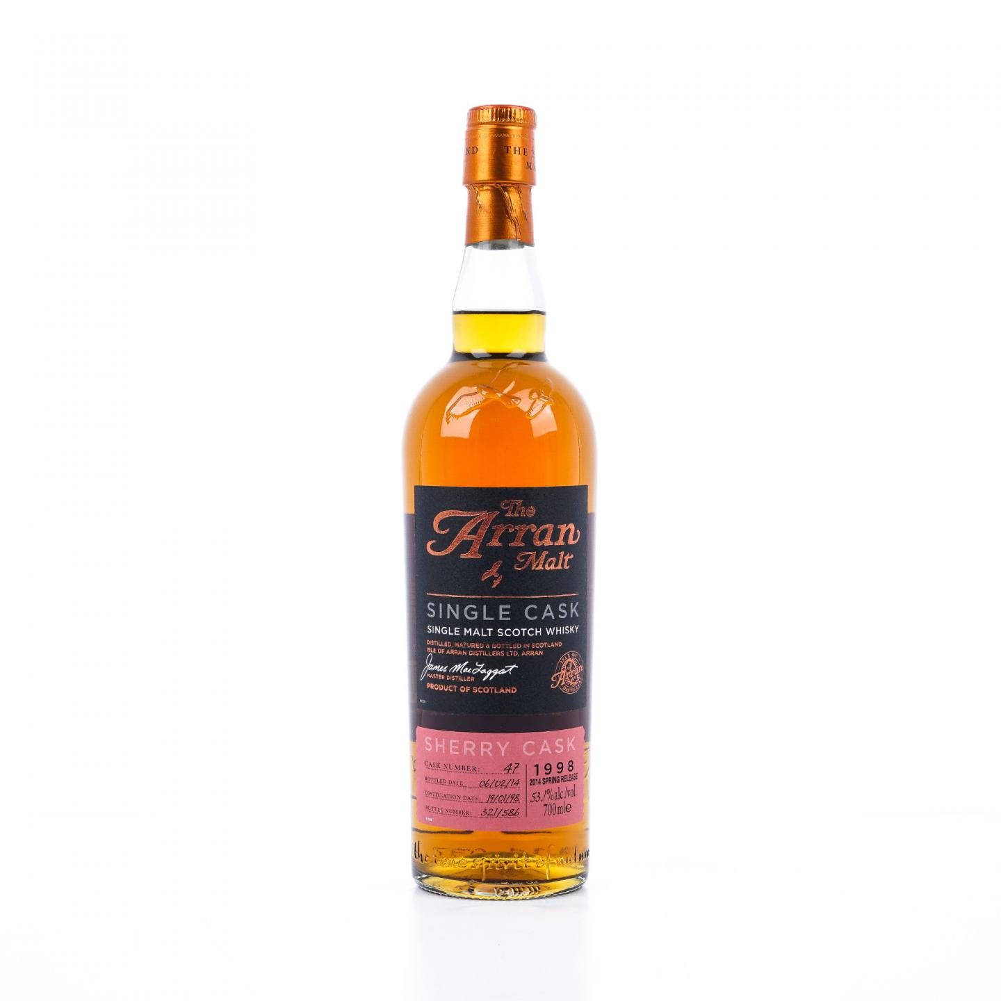 Arran 艾伦 1998-2014 雪莉单桶#47