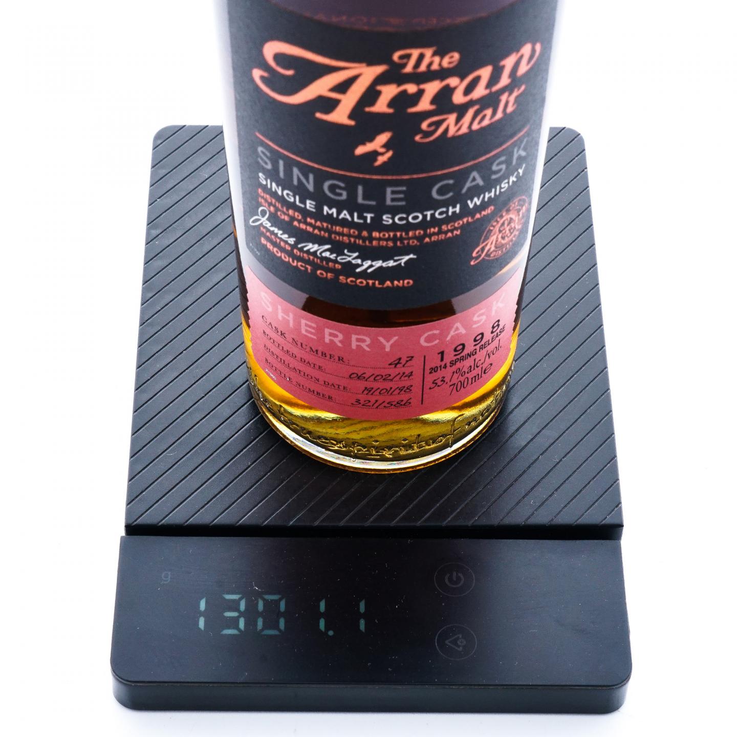 Arran 艾伦 1998-2014 雪莉单桶#47