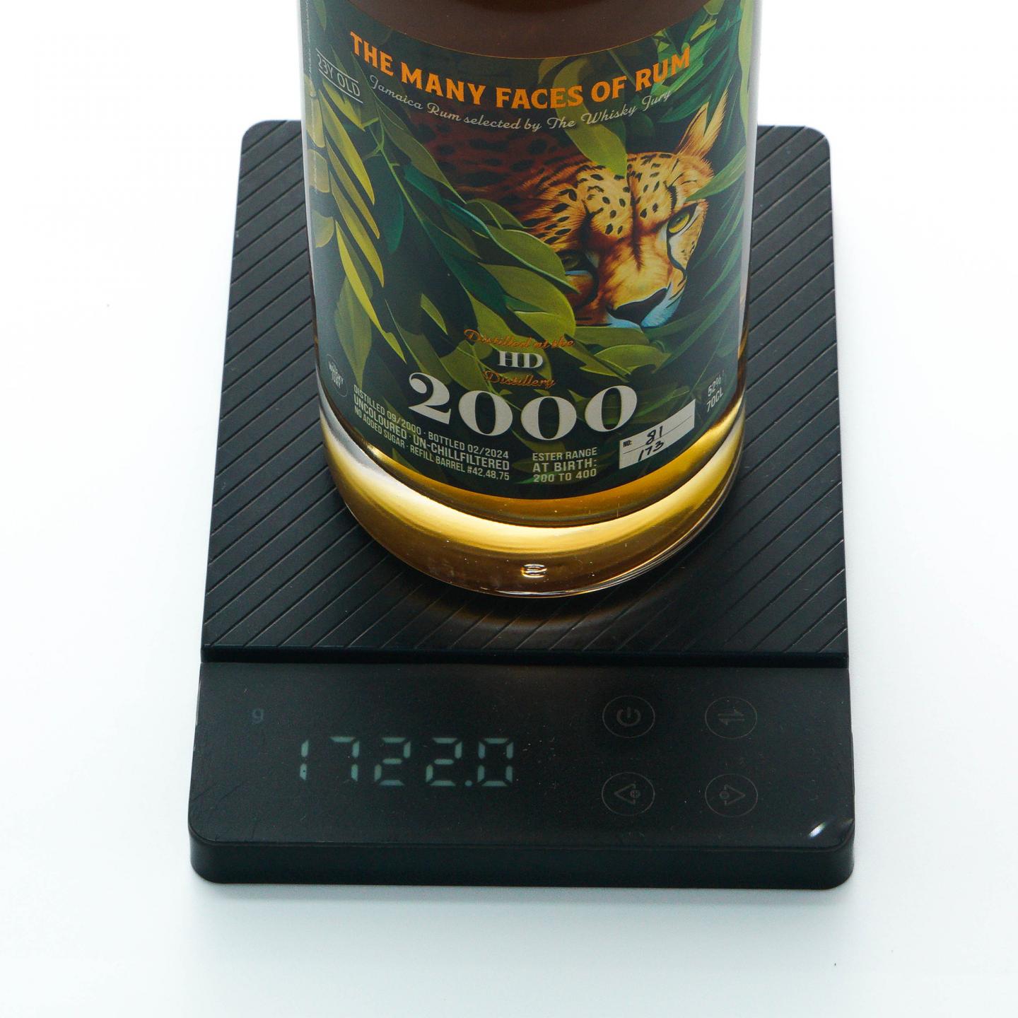 HD 23年 2000-2024 牙买加朗姆酒 TWJ