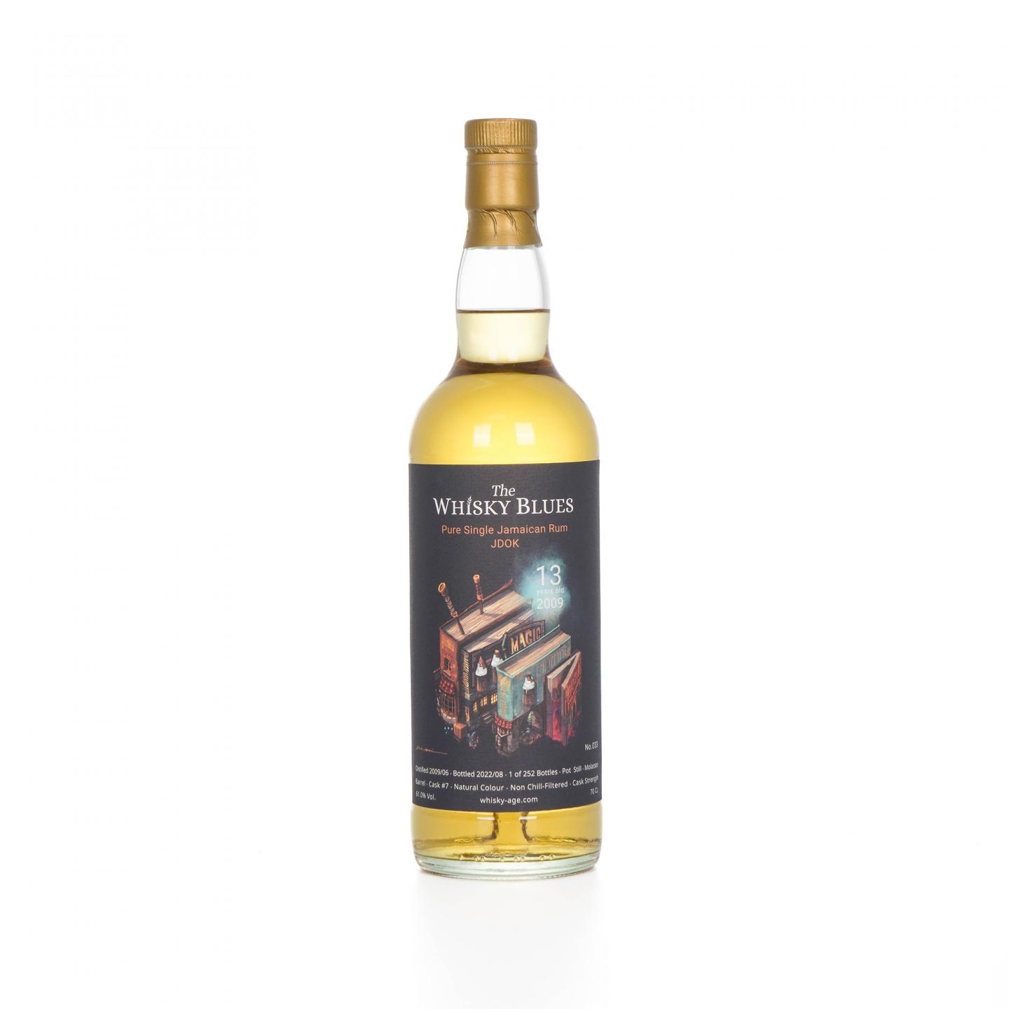 Jamaican 牙买加朗姆酒 13年 2009-2022 桶强 The Whisky Blues 61%Vol.
