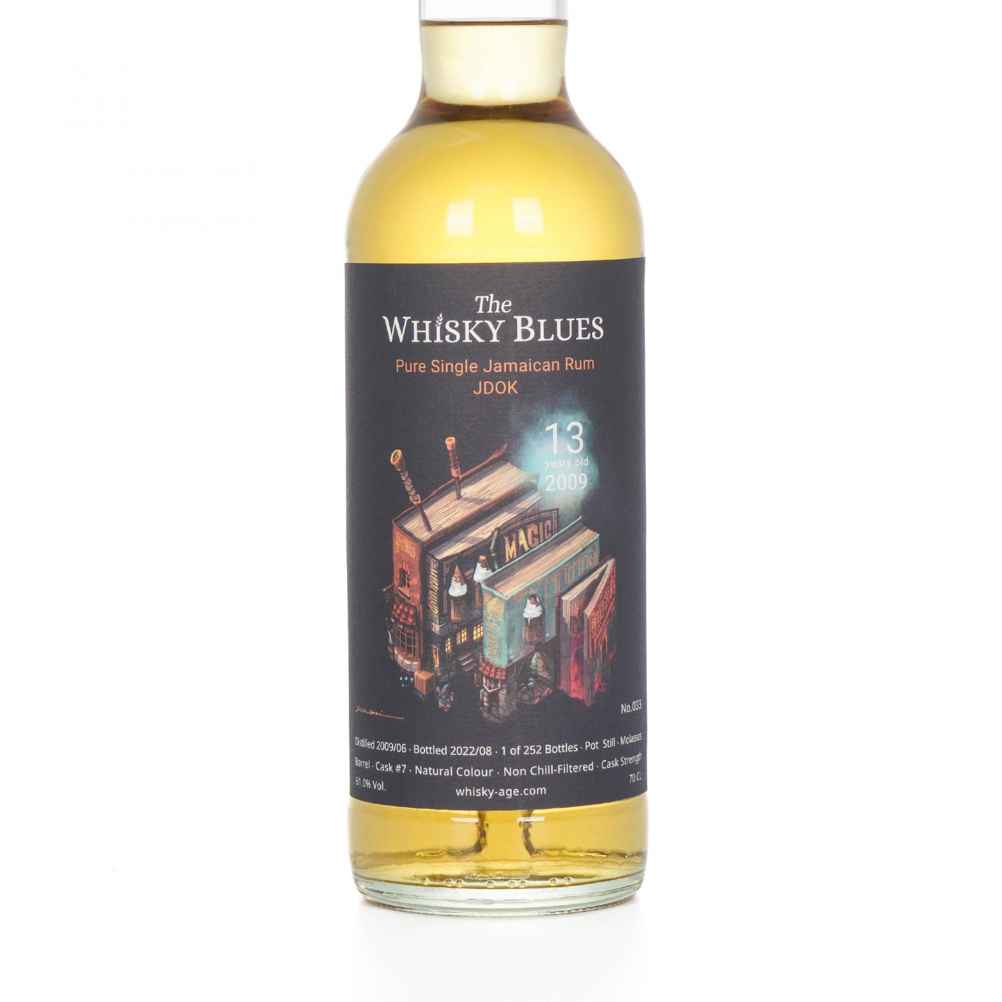 Jamaican 牙买加朗姆酒 13年 2009-2022 桶强 The Whisky Blues 61%Vol.
