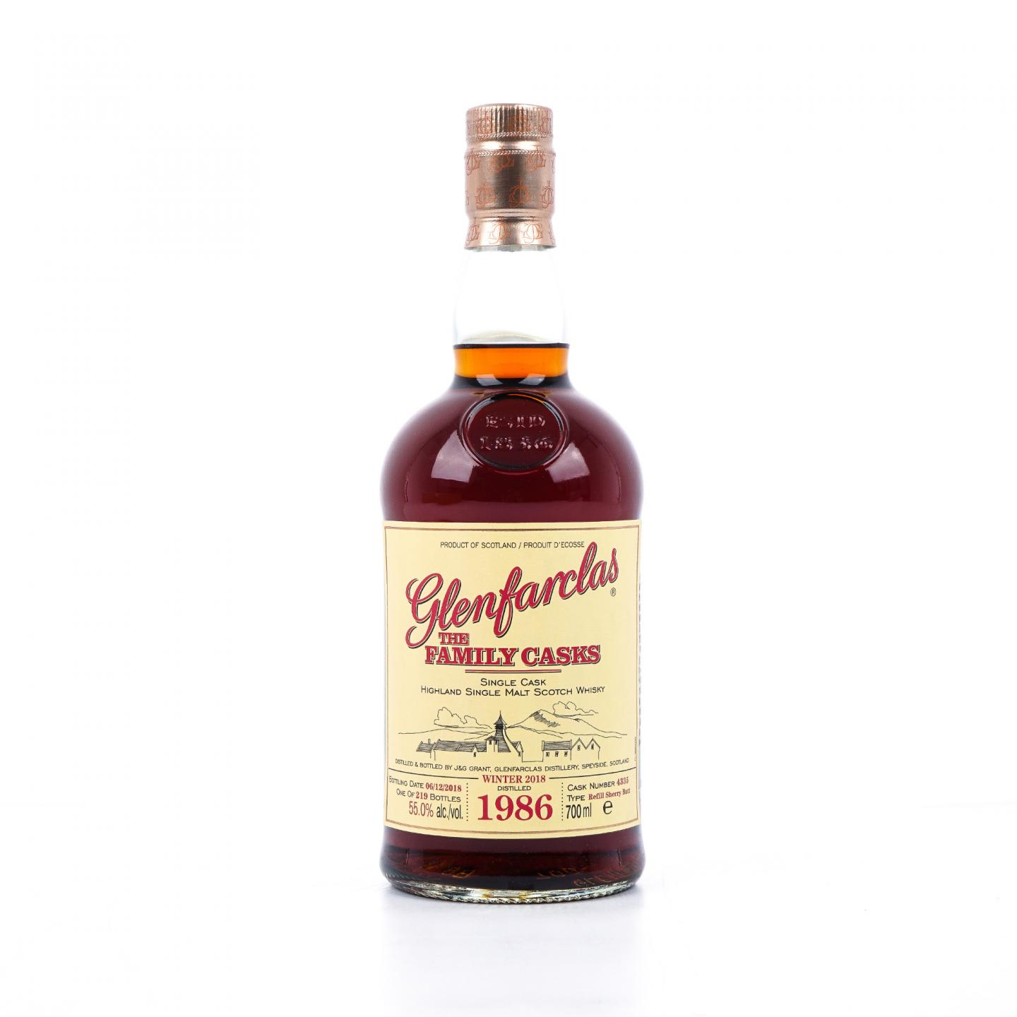 Glenfarclas 格兰花格 1986-2018 家族桶#4335