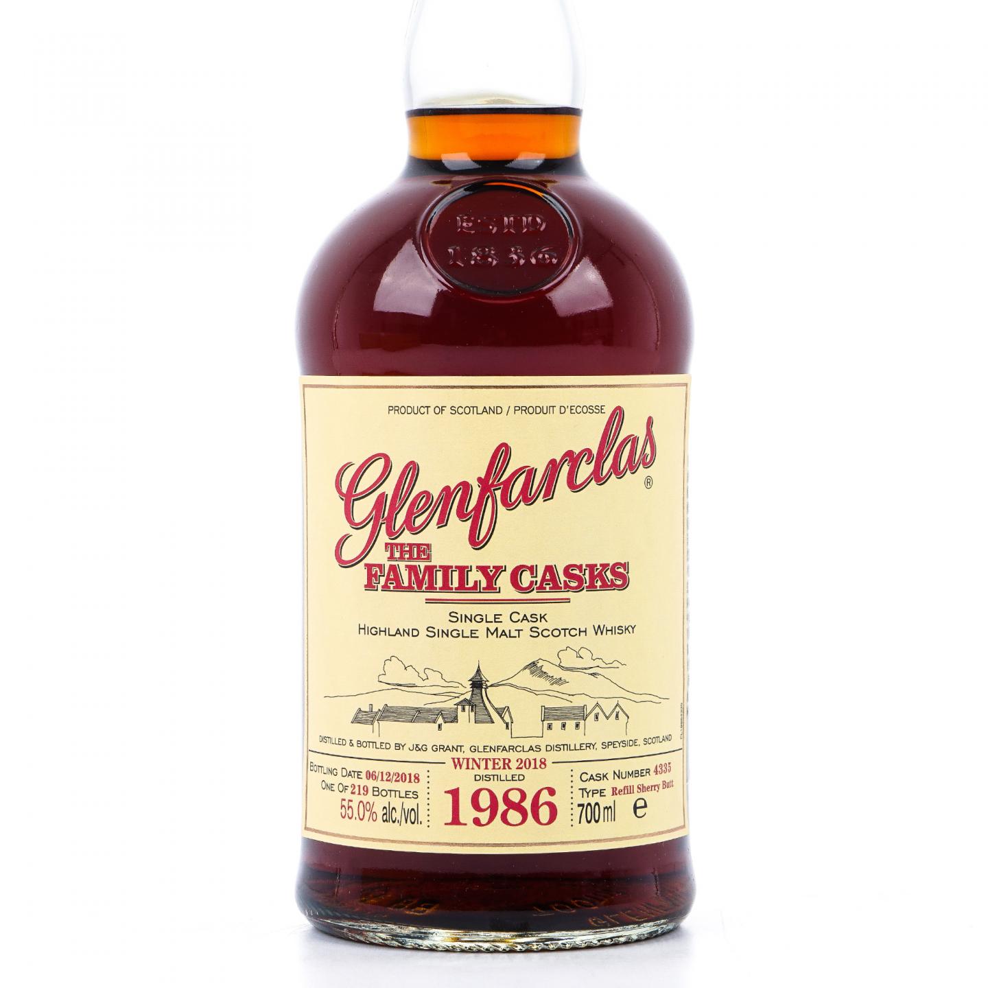 Glenfarclas 格兰花格 1986-2018 家族桶#4335