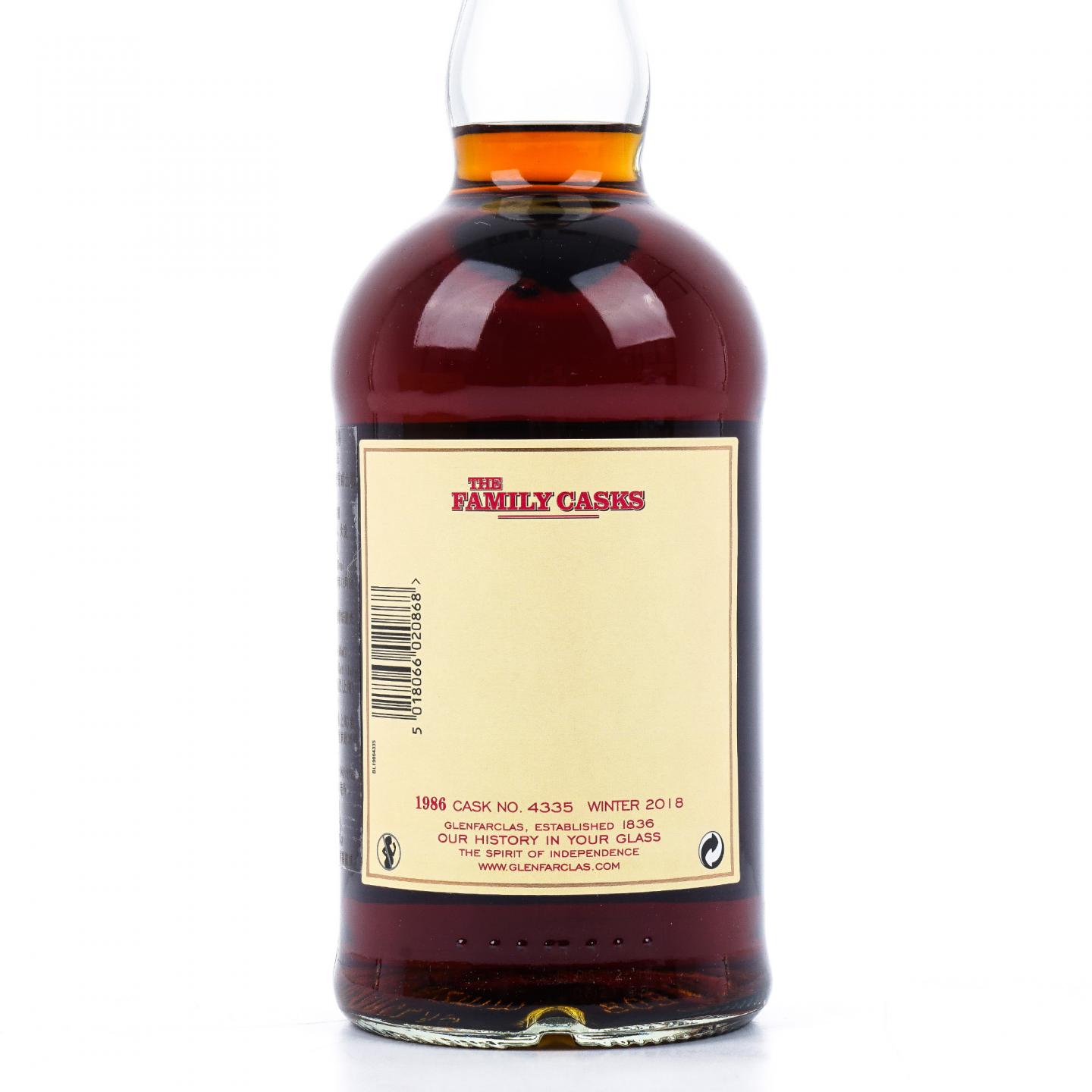 Glenfarclas 格兰花格 1986-2018 家族桶#4335