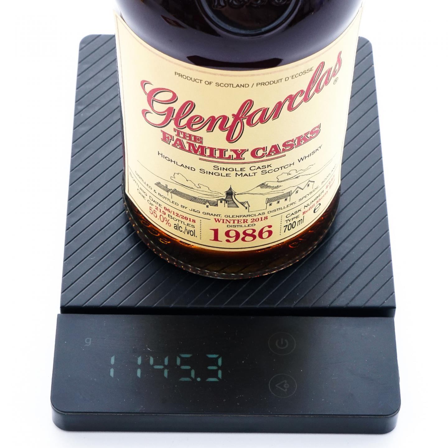 Glenfarclas 格兰花格 1986-2018 家族桶#4335