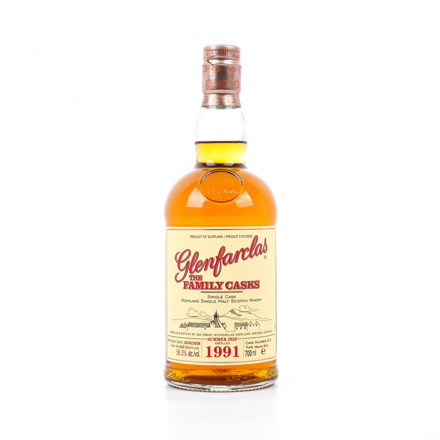 Glenfarclas 格兰花格 1991-2020 家族桶#211