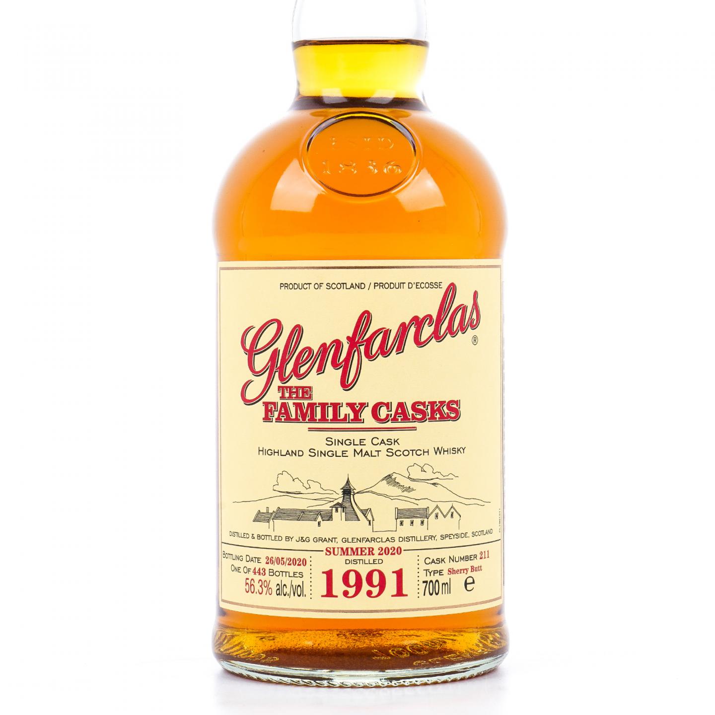Glenfarclas 格兰花格 1991-2020 家族桶#211