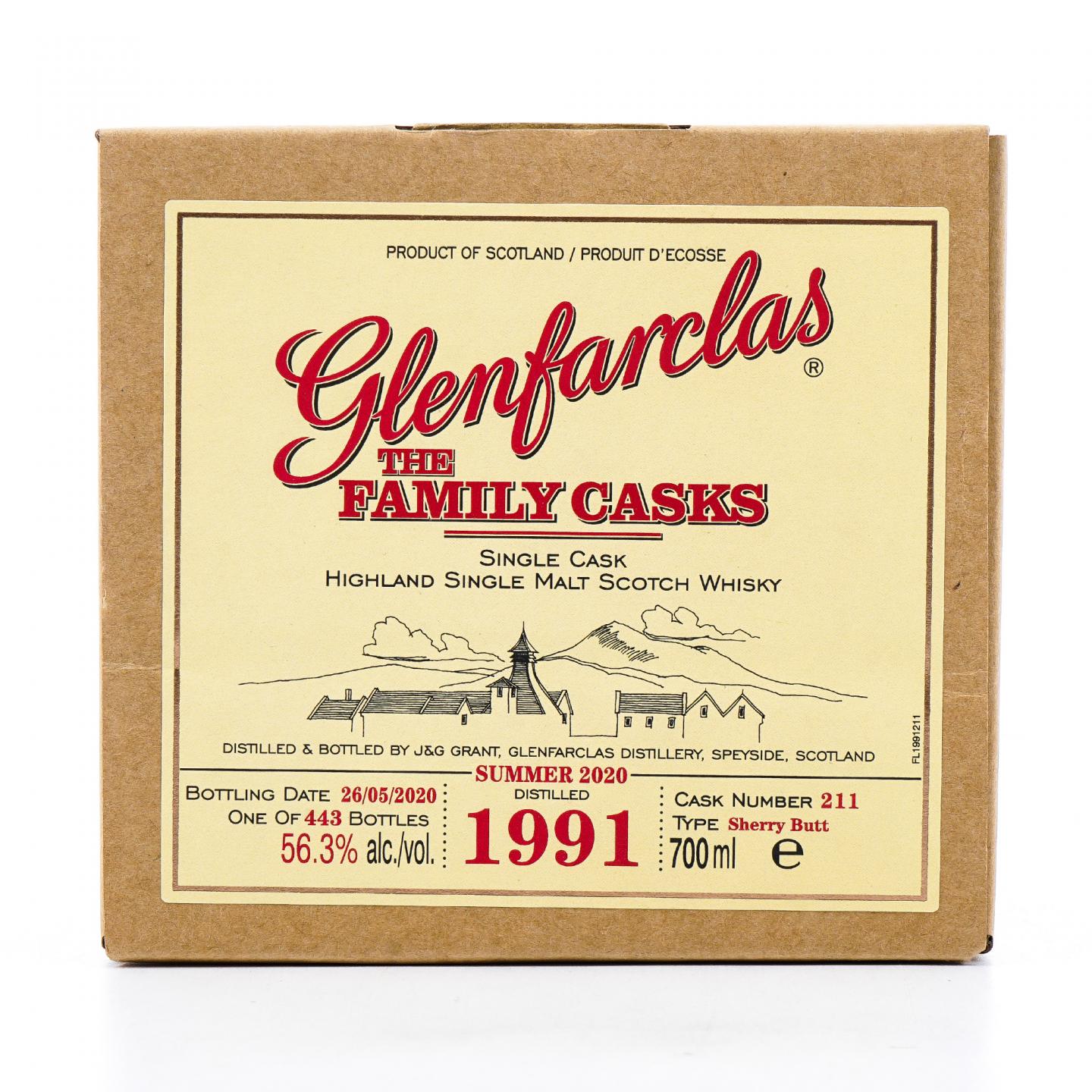 Glenfarclas 格兰花格 1991-2020 家族桶#211