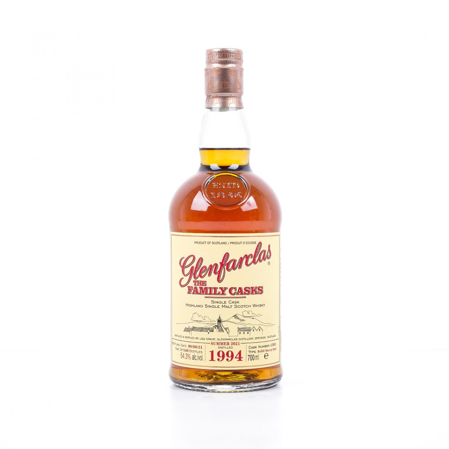 Glenfarclas 格兰花格 1994-2021 家族桶#1583
