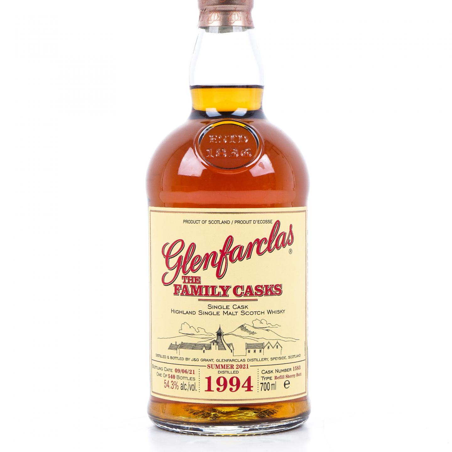 Glenfarclas 格兰花格 1994-2021 家族桶#1583