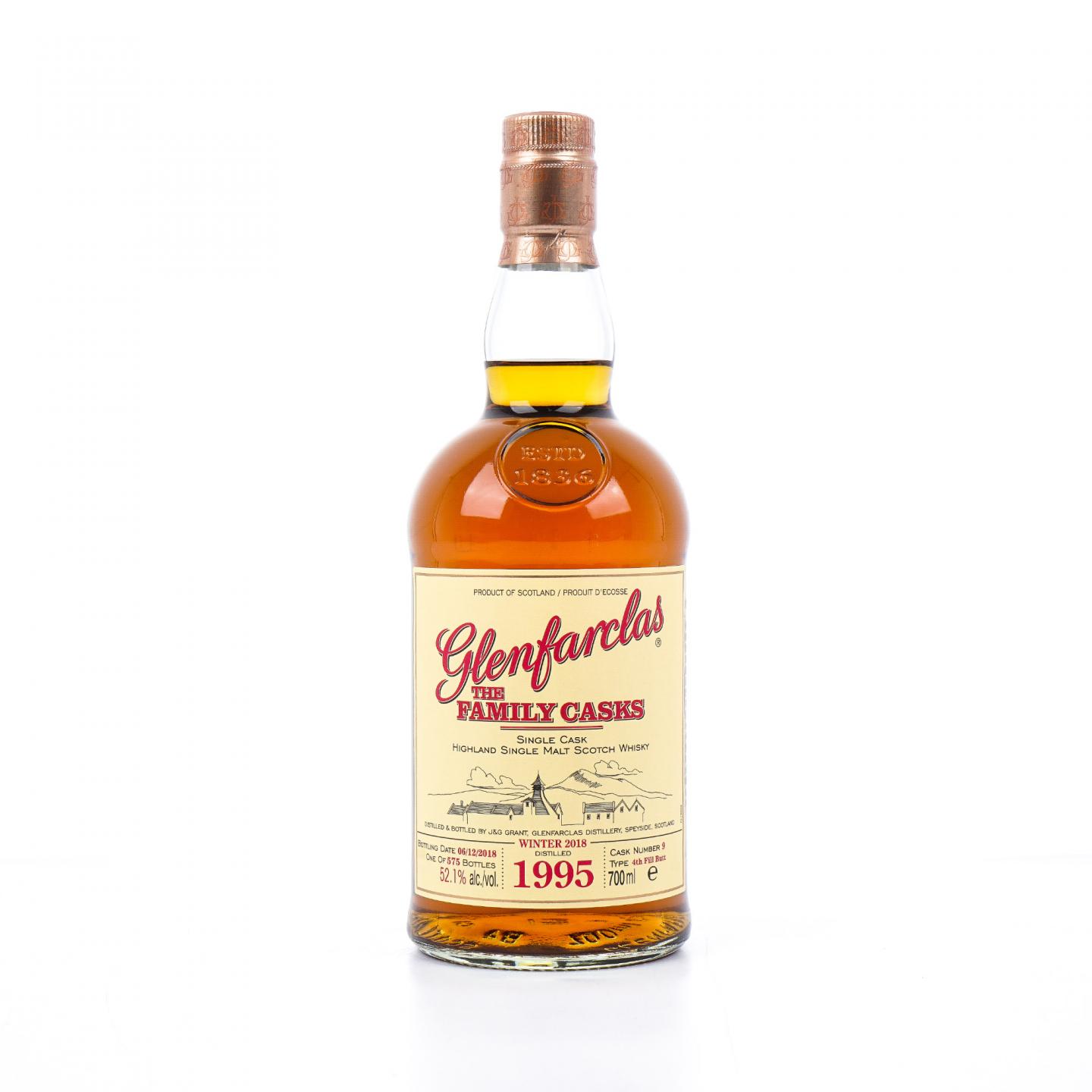 Glenfarclas 格兰花格 1995-2018 家族桶#9