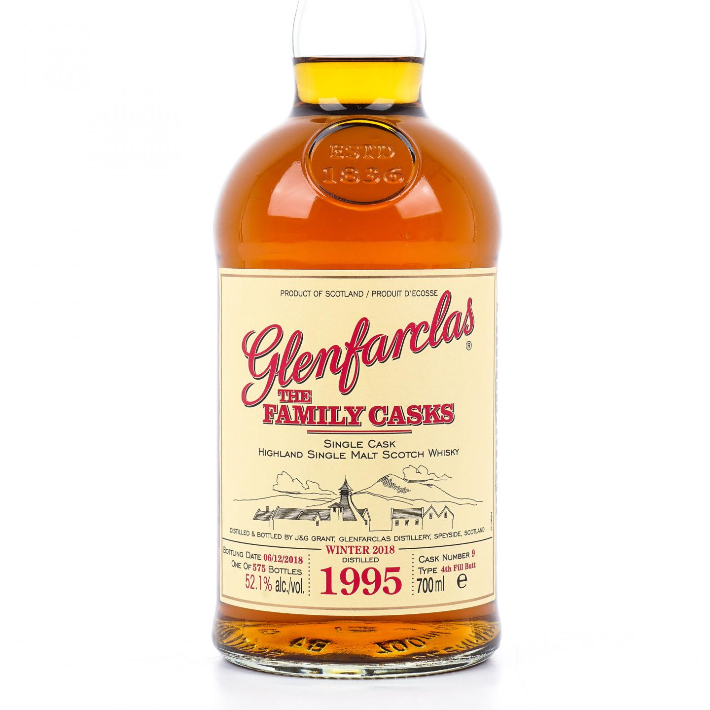 Glenfarclas 格兰花格 1995-2018 家族桶#9