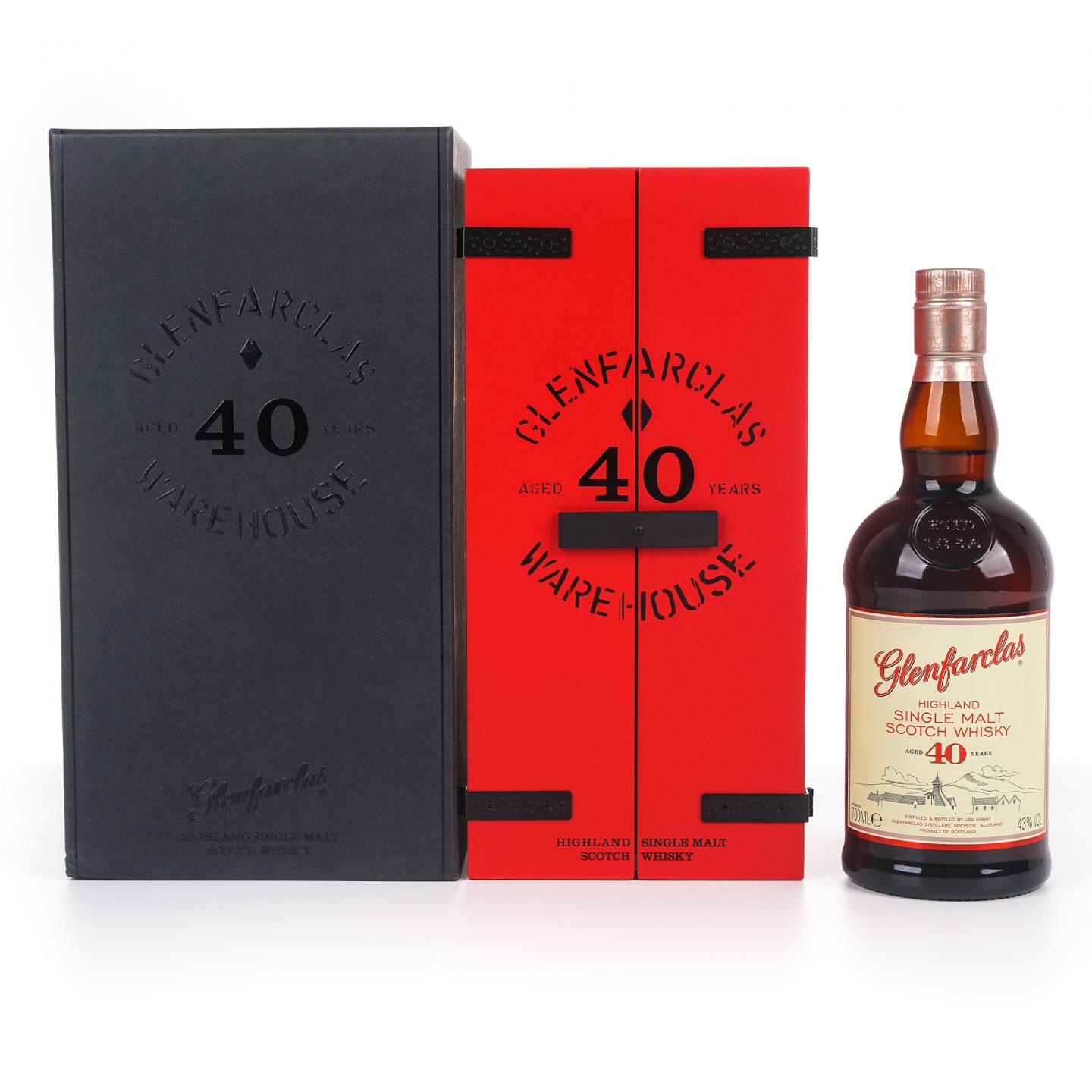 Glenfarclas 格兰花格 40年 单一麦芽 红色大门礼盒