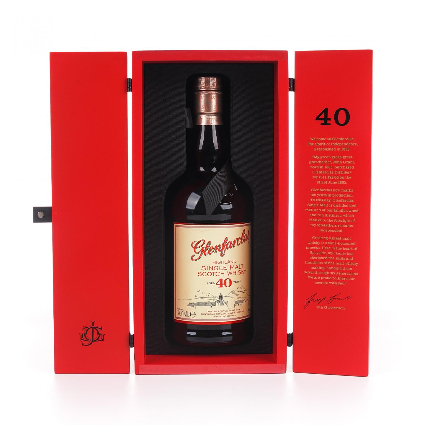 Glenfarclas 格兰花格 40年 单一麦芽 红色大门礼盒