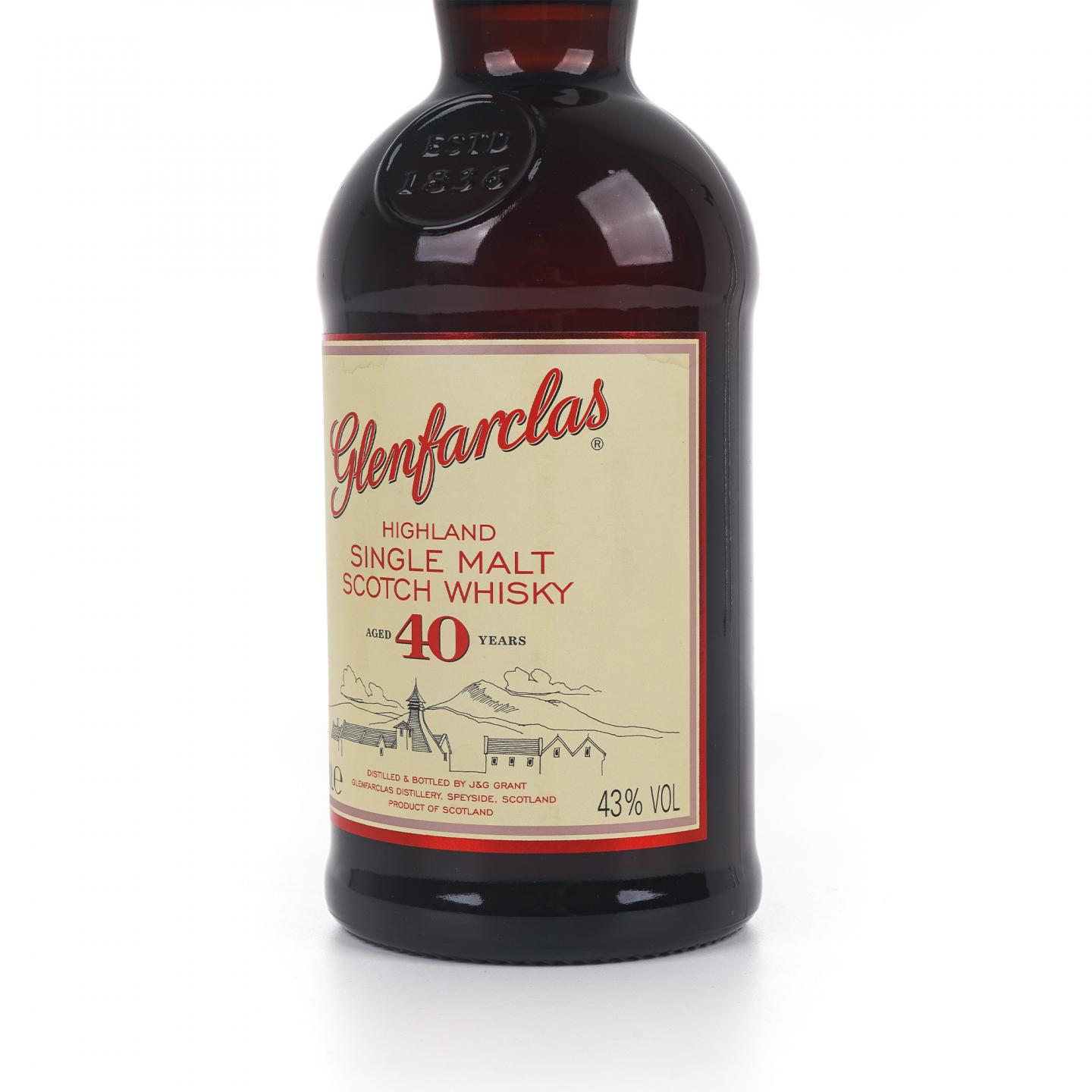 Glenfarclas 格兰花格 40年 单一麦芽 红色大门礼盒