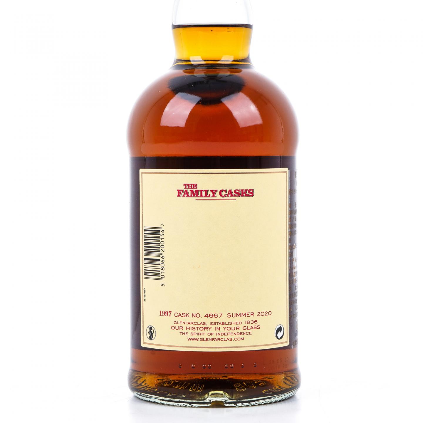 Glenfarclas 格兰花格 1997-2020 家族桶#4667 单桶