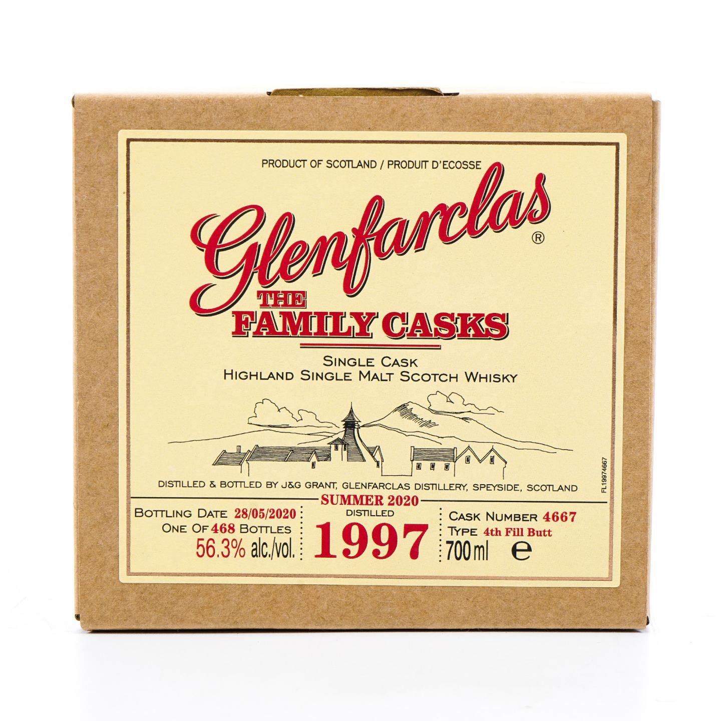 Glenfarclas 格兰花格 1997-2020 家族桶#4667 单桶