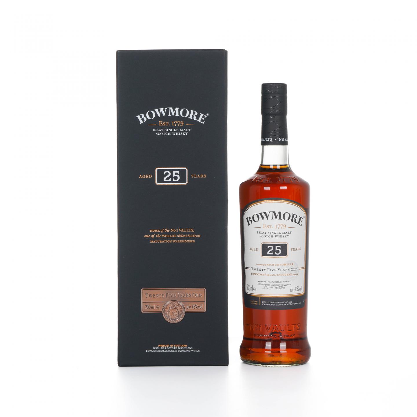 Bowmore 波摩 25年 单一麦芽 礼盒 700ml
