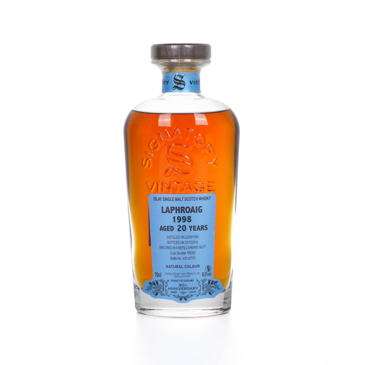 Laphroaig 拉弗格 20年 1998-2018 SV