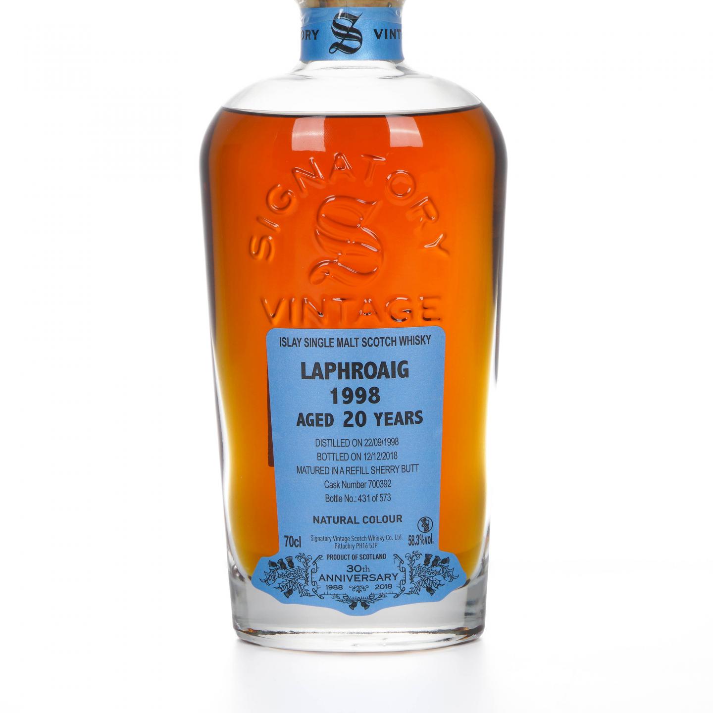 Laphroaig 拉弗格 20年 1998-2018 SV