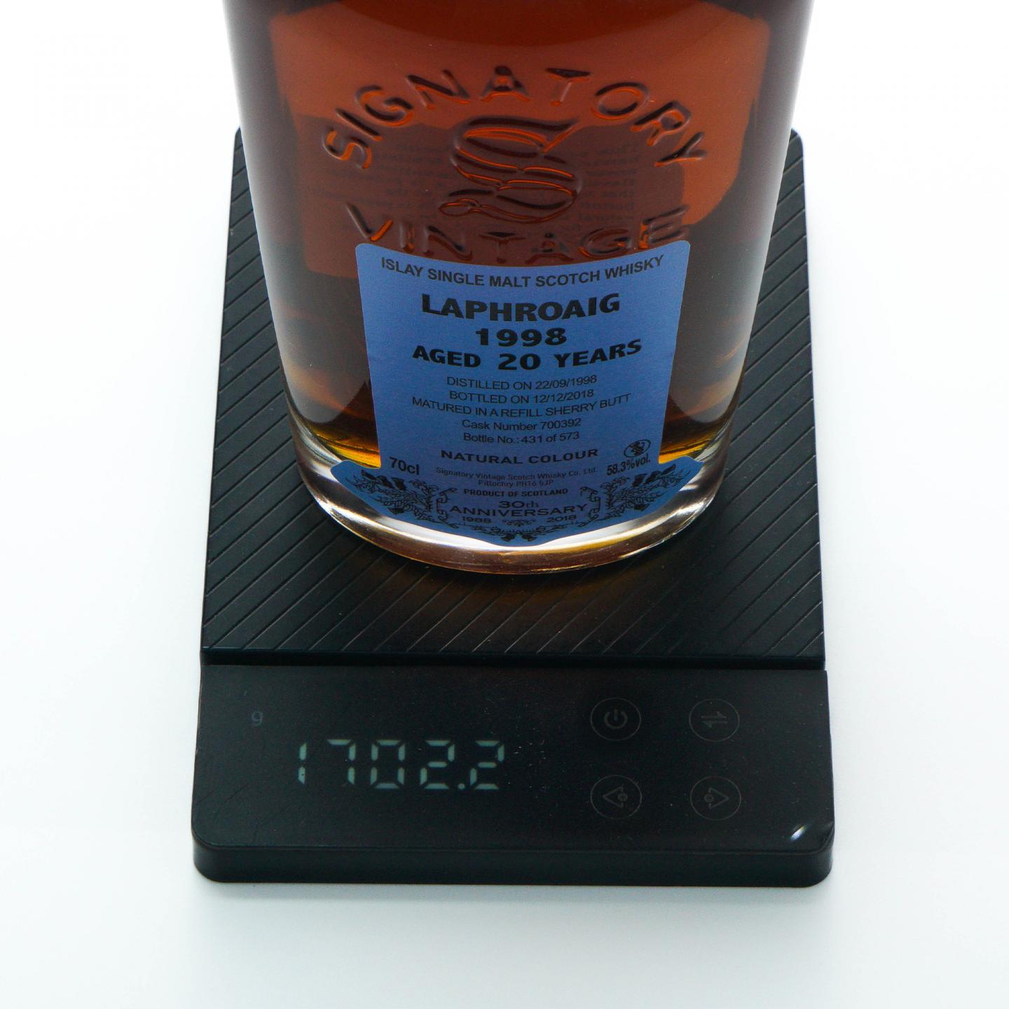 Laphroaig 拉弗格 20年 1998-2018 SV