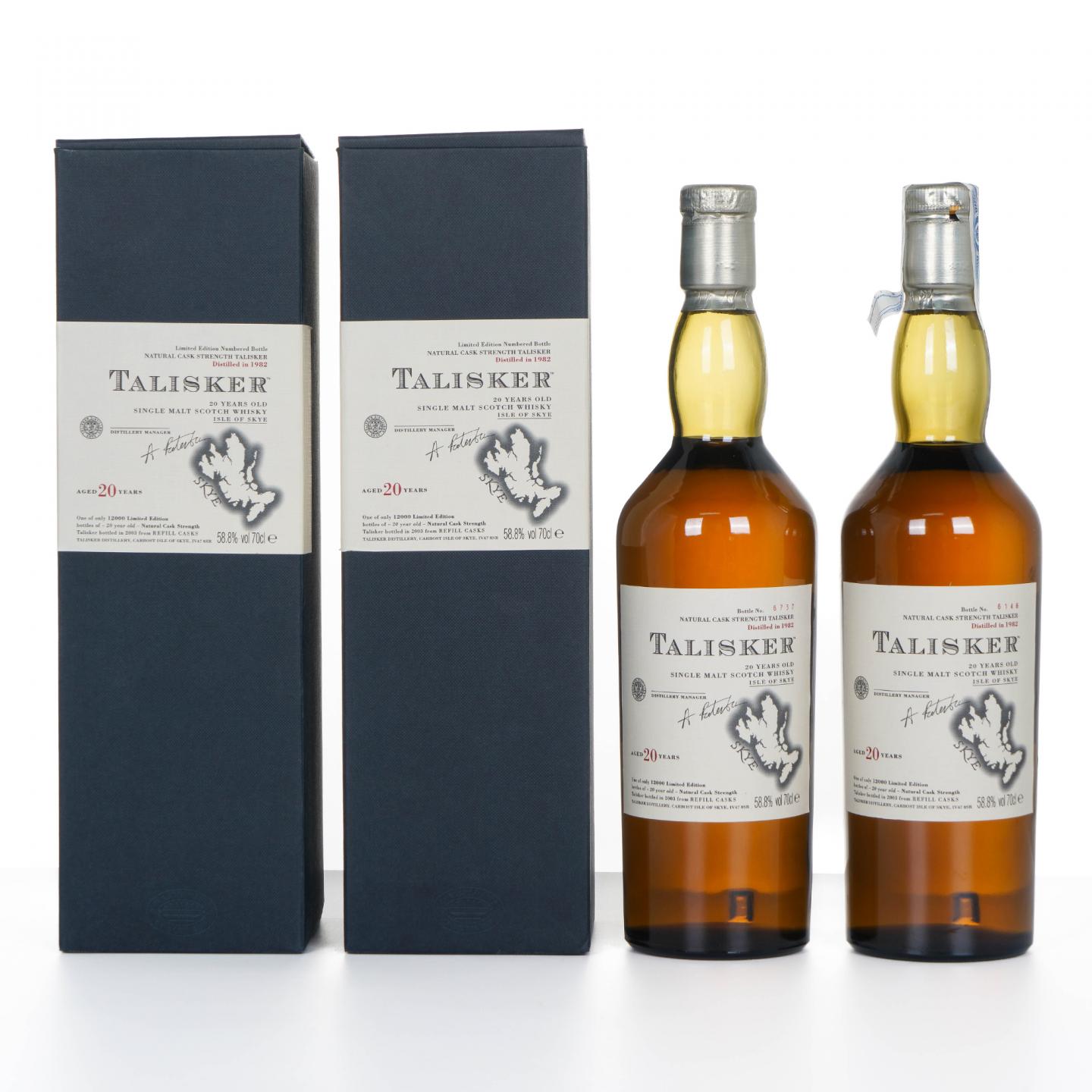 Talisker 泰斯卡 20年 1982-2003 SR系列 2支组