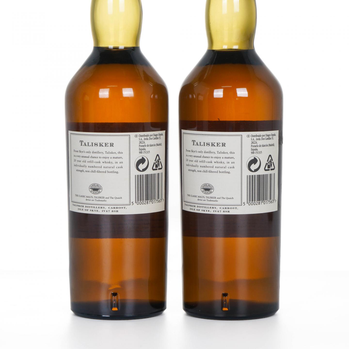 Talisker 泰斯卡 20年 1982-2003 SR系列 2支组