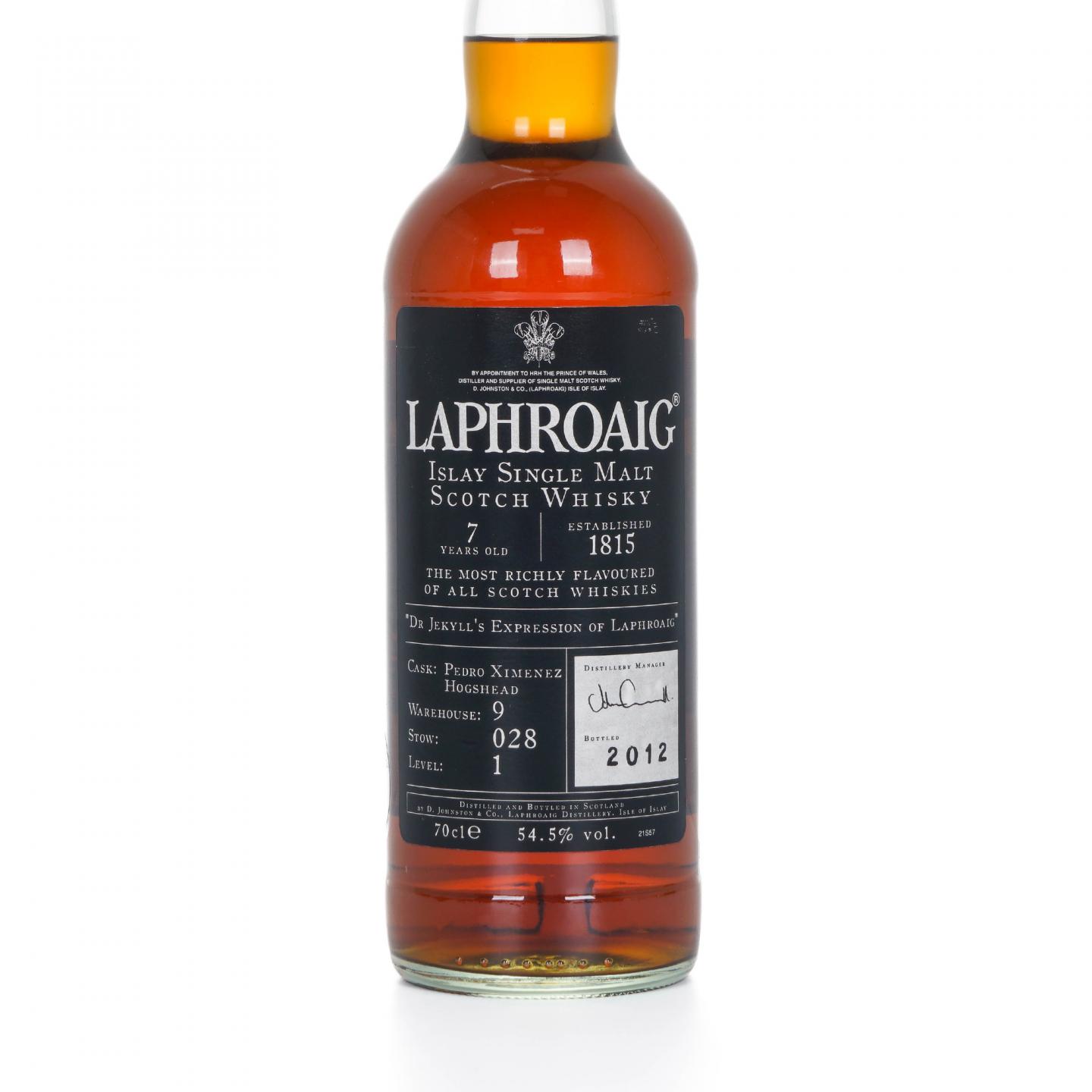 Laphroaig 拉弗格 7年 2012 Warehouse #9