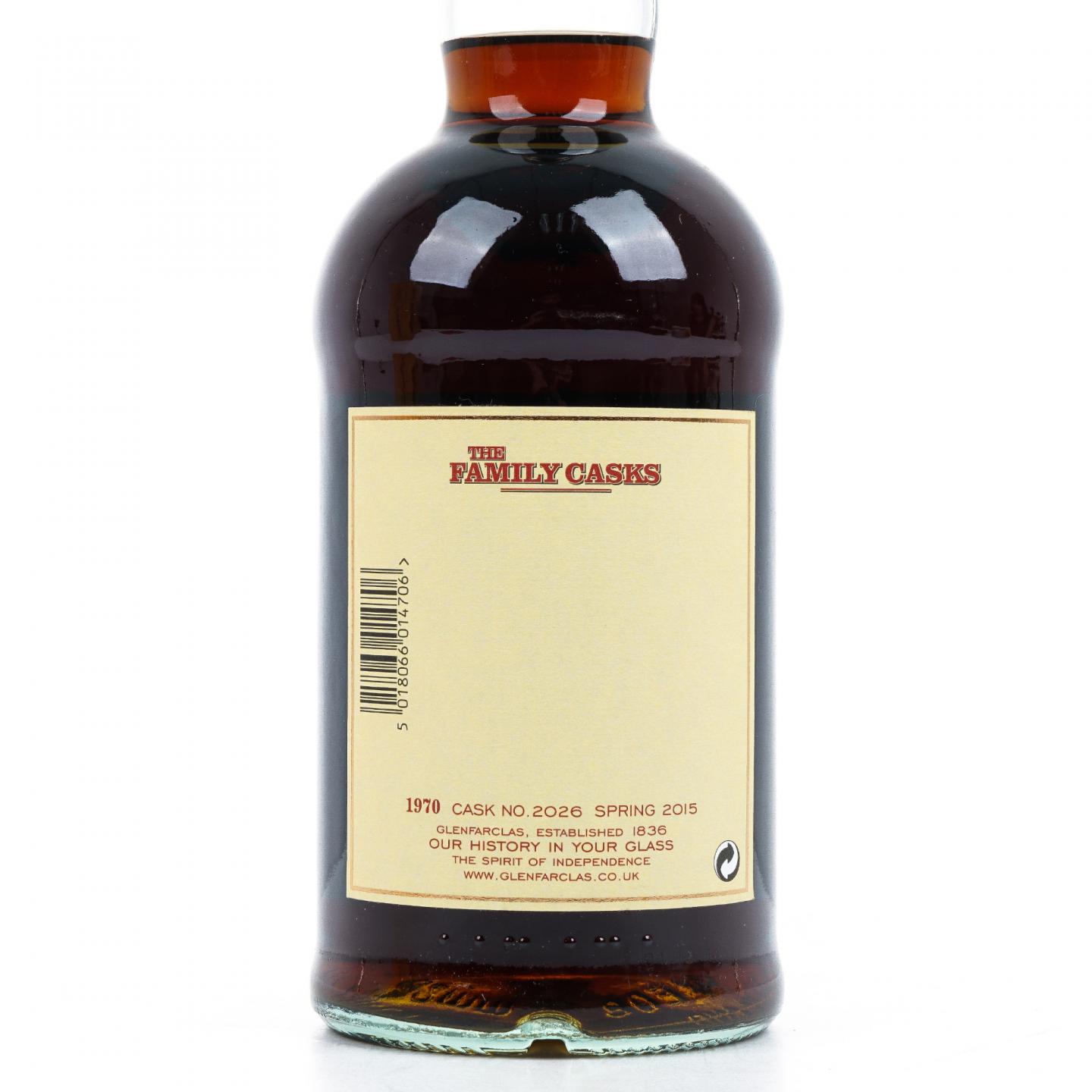 Glenfarclas 格兰花格 1970-2014 家族桶#2026