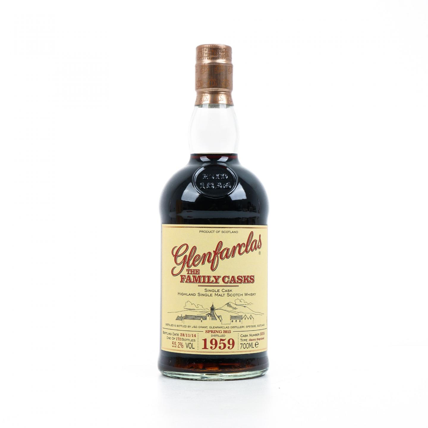 Glenfarclas 格兰花格 1959-2014 家族桶 雪莉单桶#3226