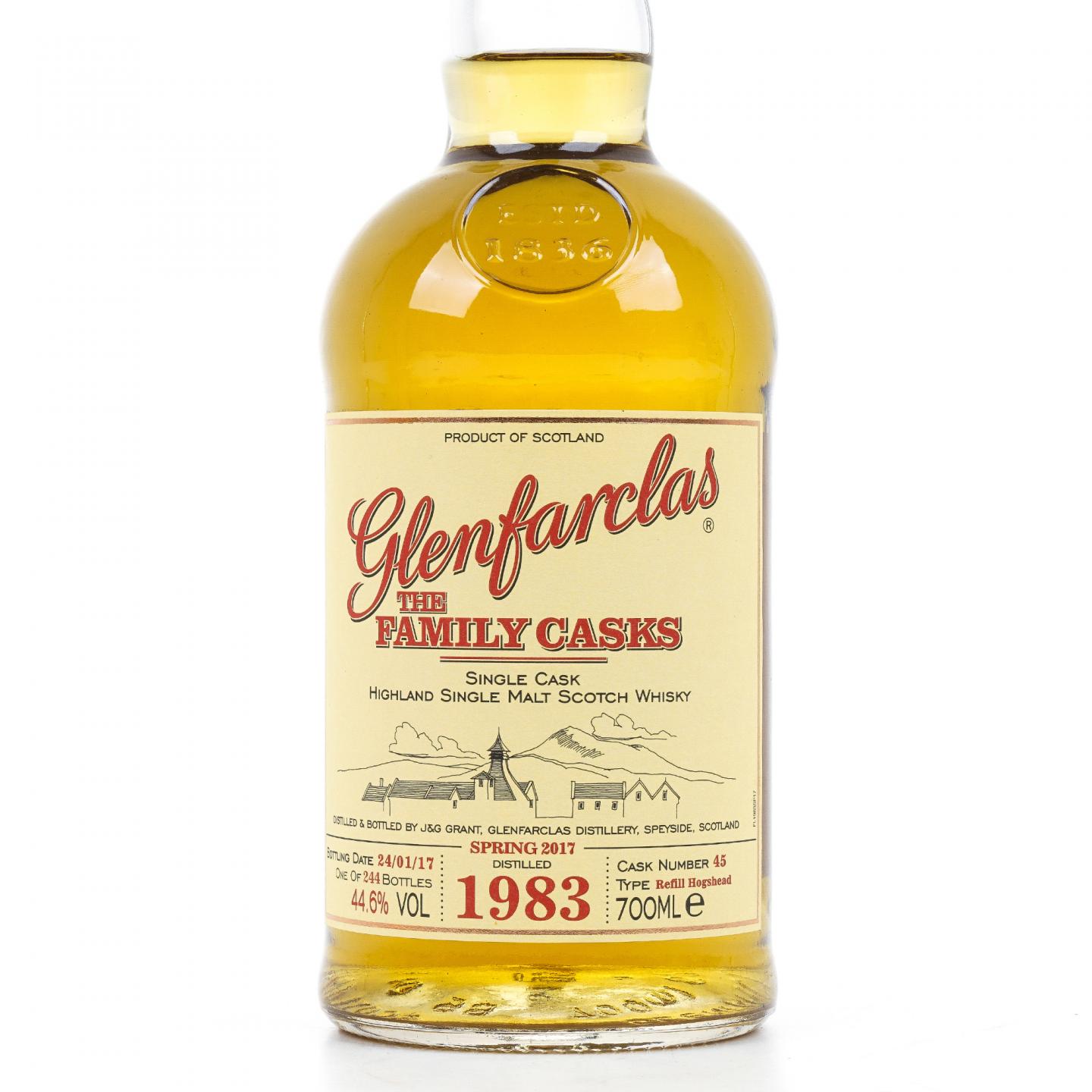 Glenfarclas 格兰花格 1983-2017 家族桶#45