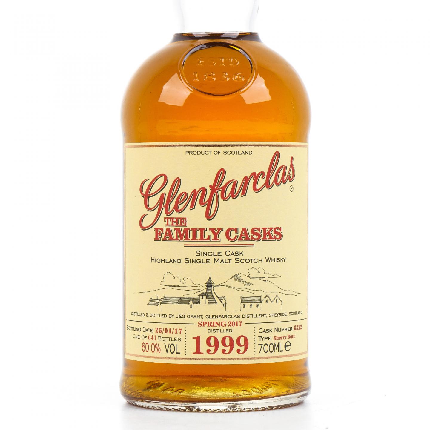 Glenfarclas 格兰花格 1999-2017 家族桶#6322