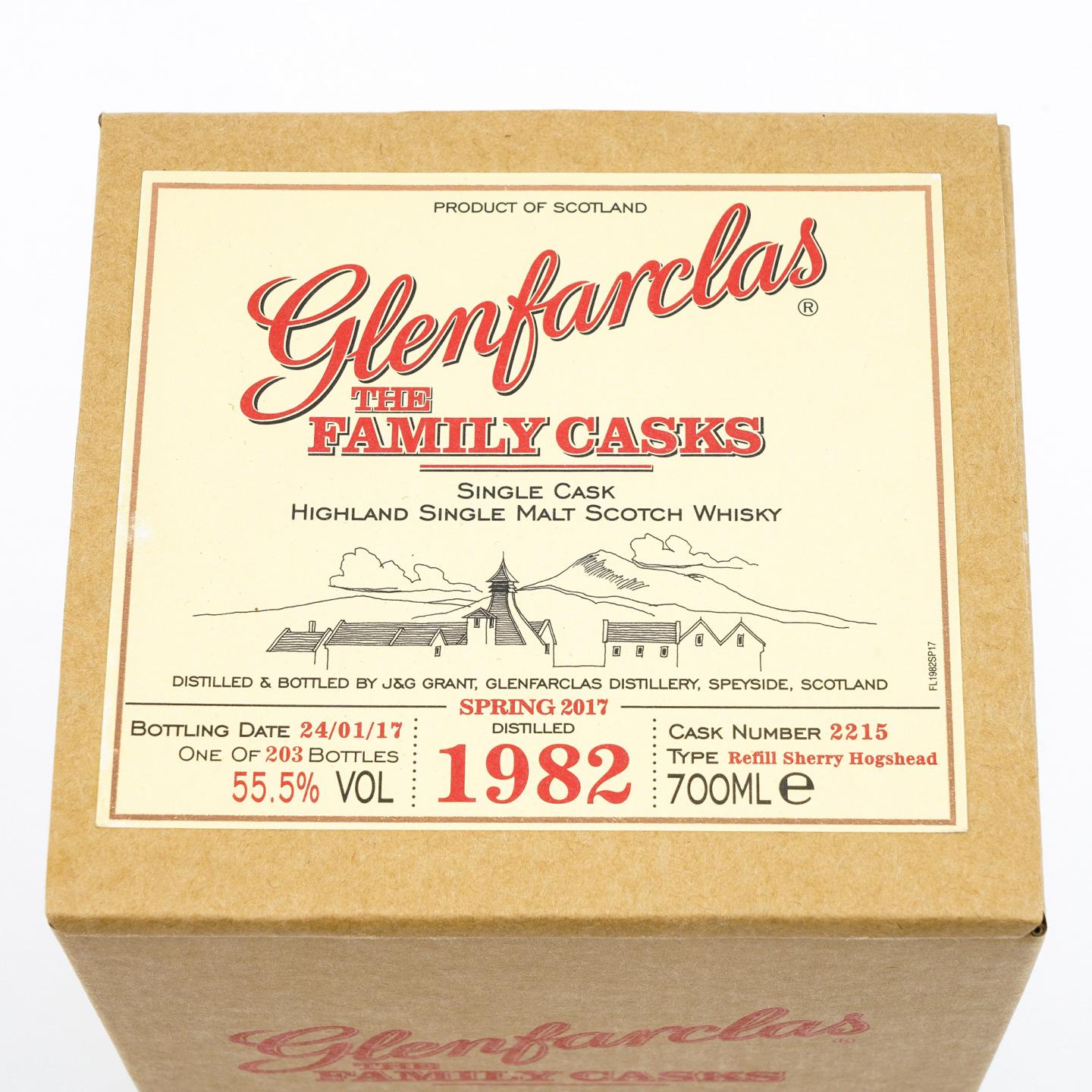 Glenfarclas 格兰花格 1982-2017 家族桶#2215