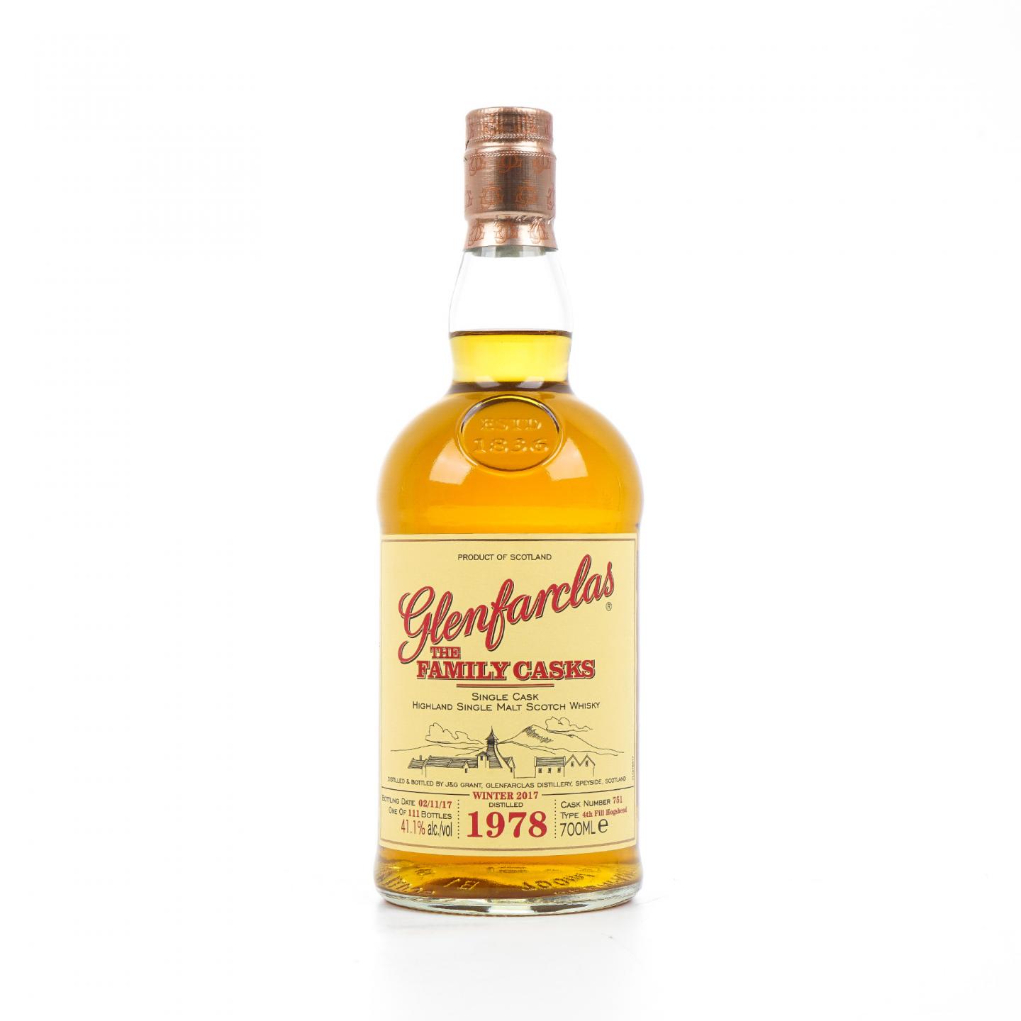 Glenfarclas 格兰花格 1978-2017 家族桶#751