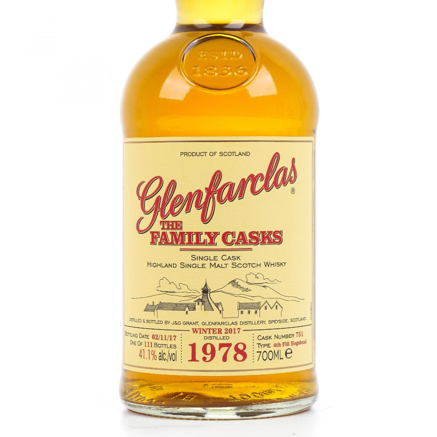 Glenfarclas 格兰花格 1978-2017 家族桶#751