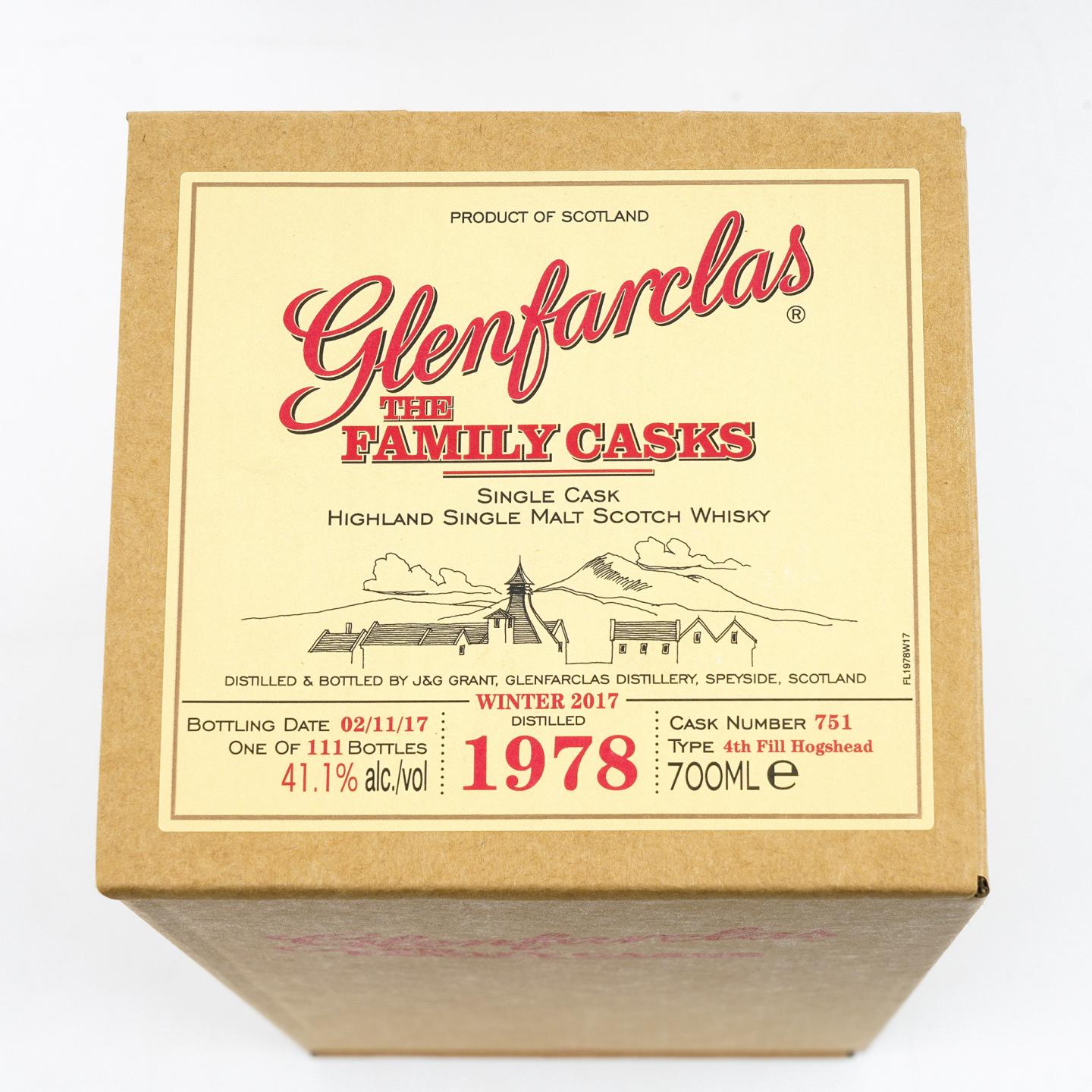 Glenfarclas 格兰花格 1978-2017 家族桶#751