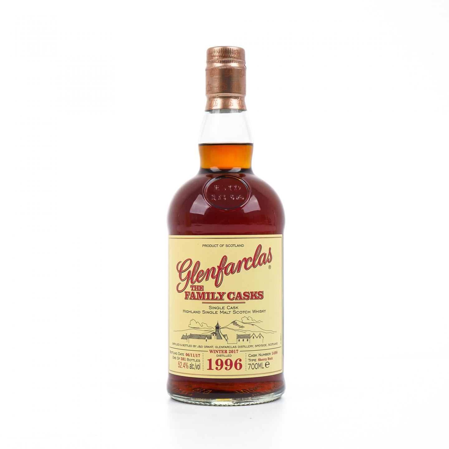 Glenfarclas 格兰花格 1996-2017 家族桶#1498