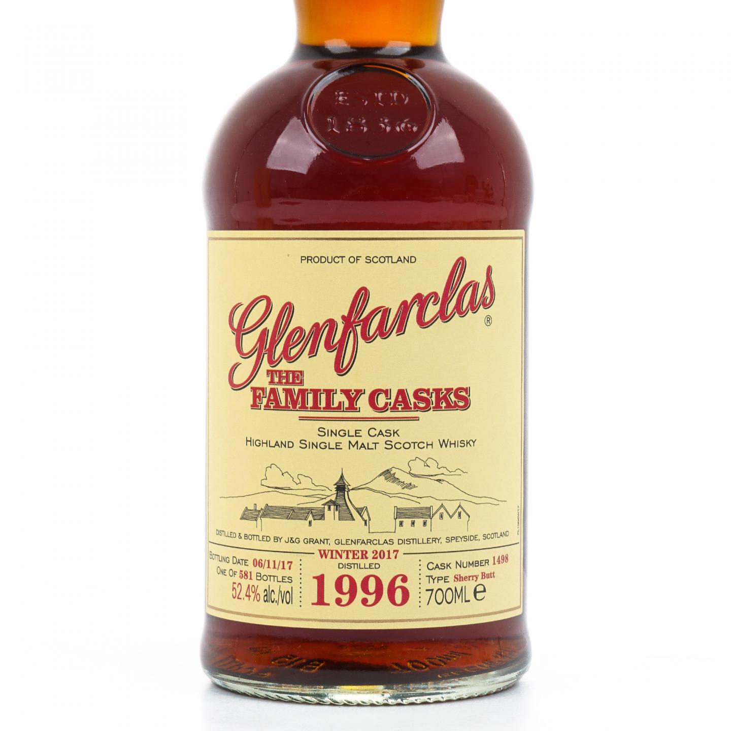 Glenfarclas 格兰花格 1996-2017 家族桶#1498