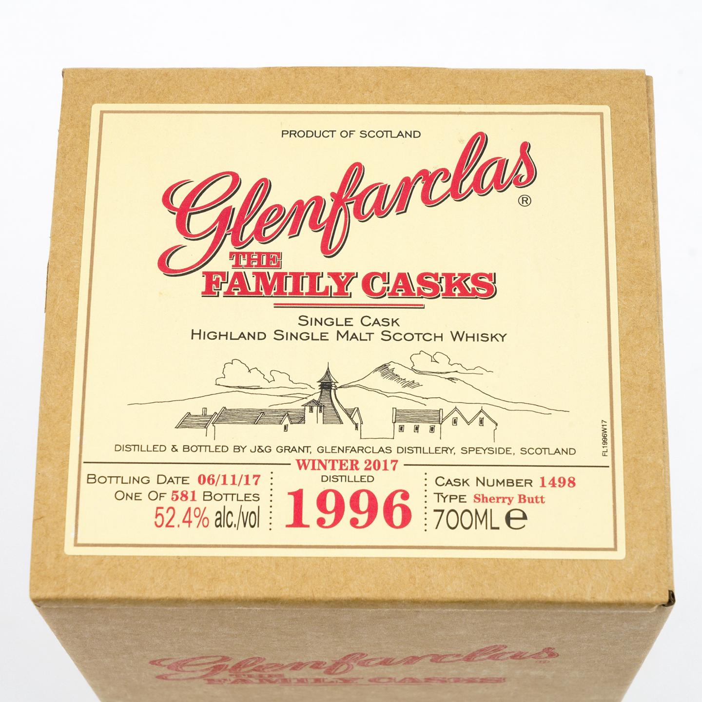 Glenfarclas 格兰花格 1996-2017 家族桶#1498