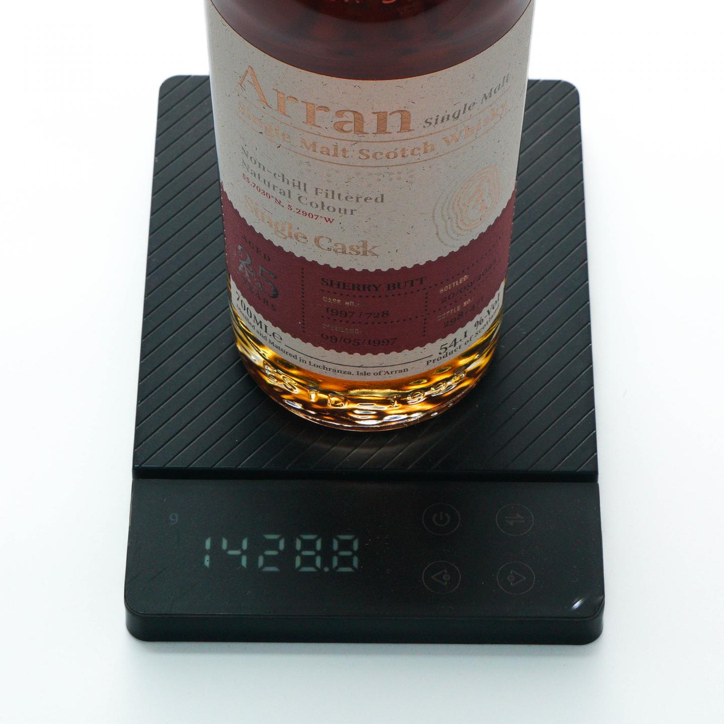 Arran 艾伦 25年 1997-2022 雪莉单桶#1997/728