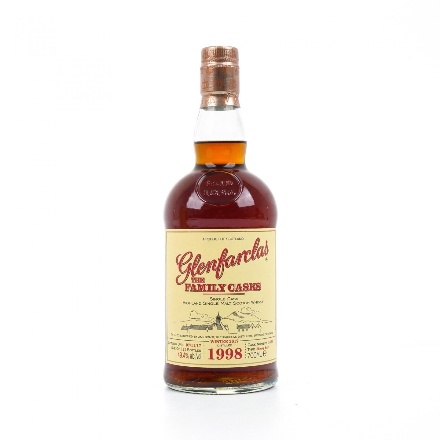 Glenfarclas 格兰花格 1998-2017 家族桶#1695