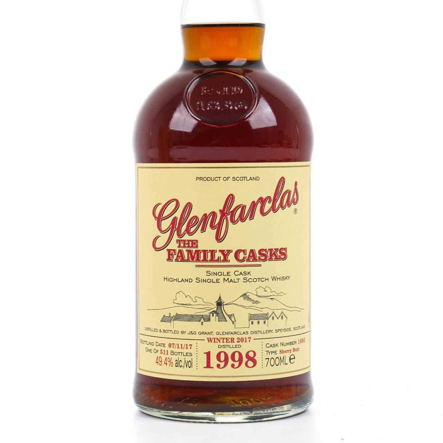 Glenfarclas 格兰花格 1998-2017 家族桶#1695